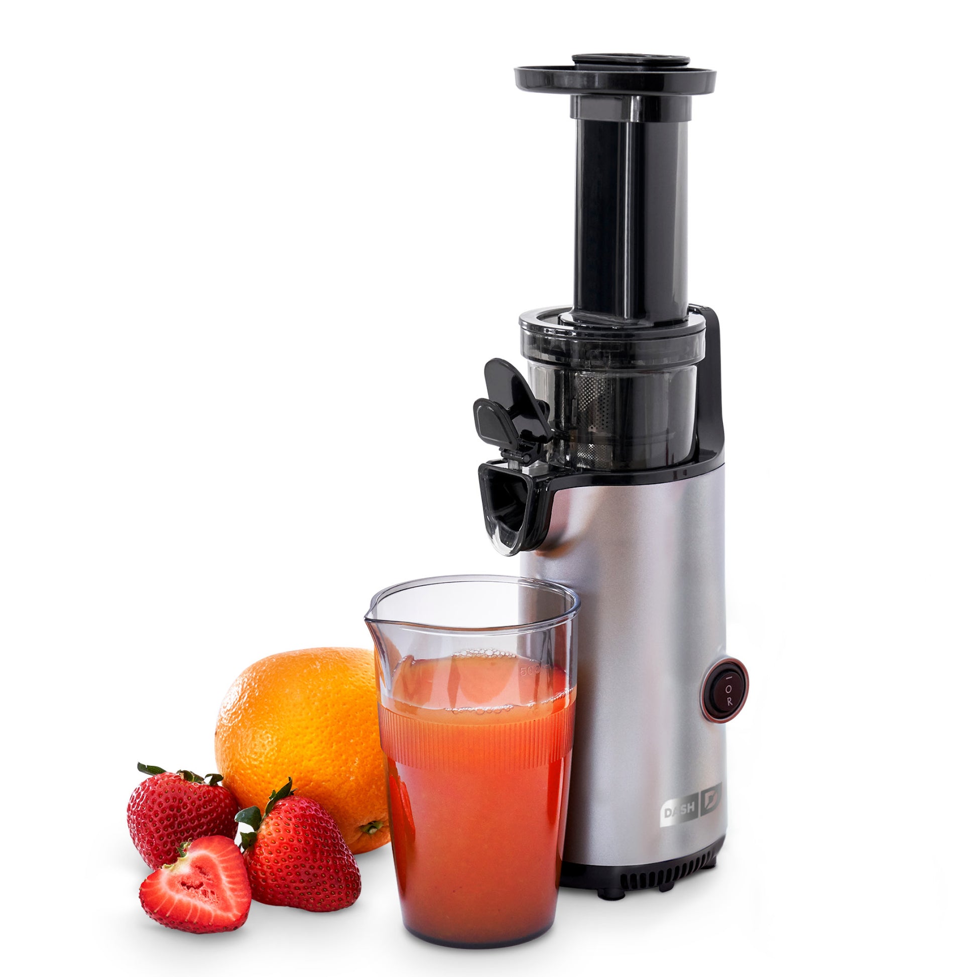 Compact Cold Press Power Juicer Juicers Dash Graphite Base Package 