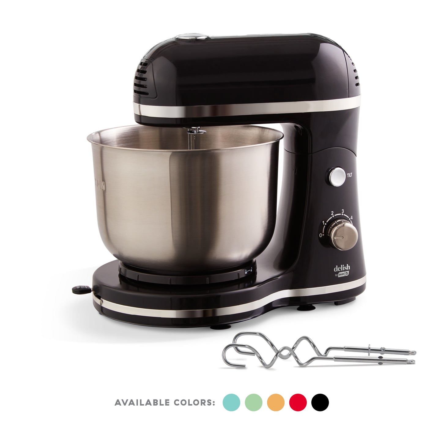 Delish by Dash Stand Mixer mixers Dash Black  