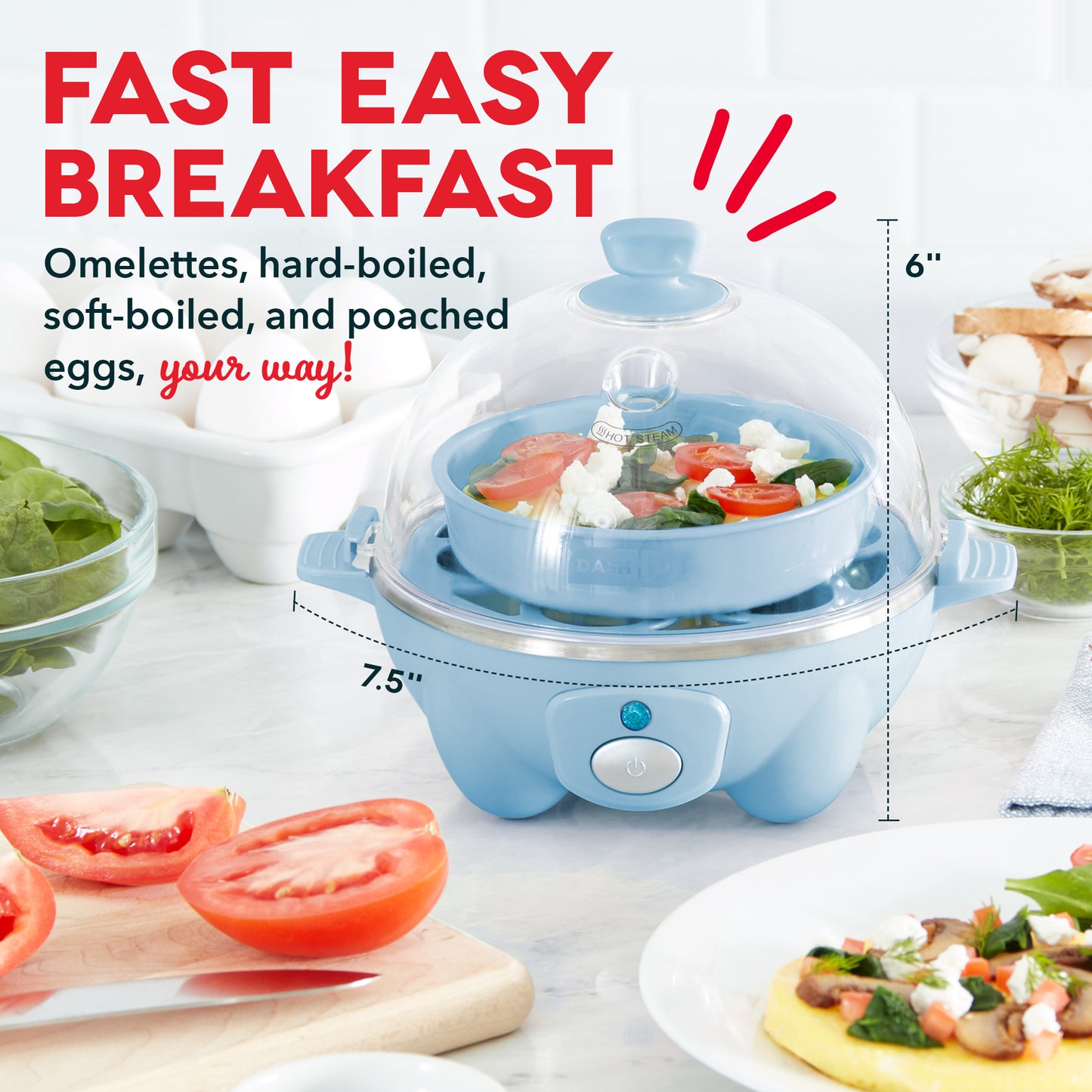 Rapid Egg Cooker egg-cookers Dash   