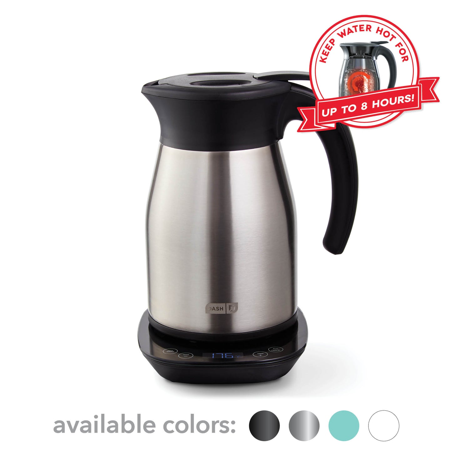 Electric Kettle, Insulated Stainless Steel Portable Kettle