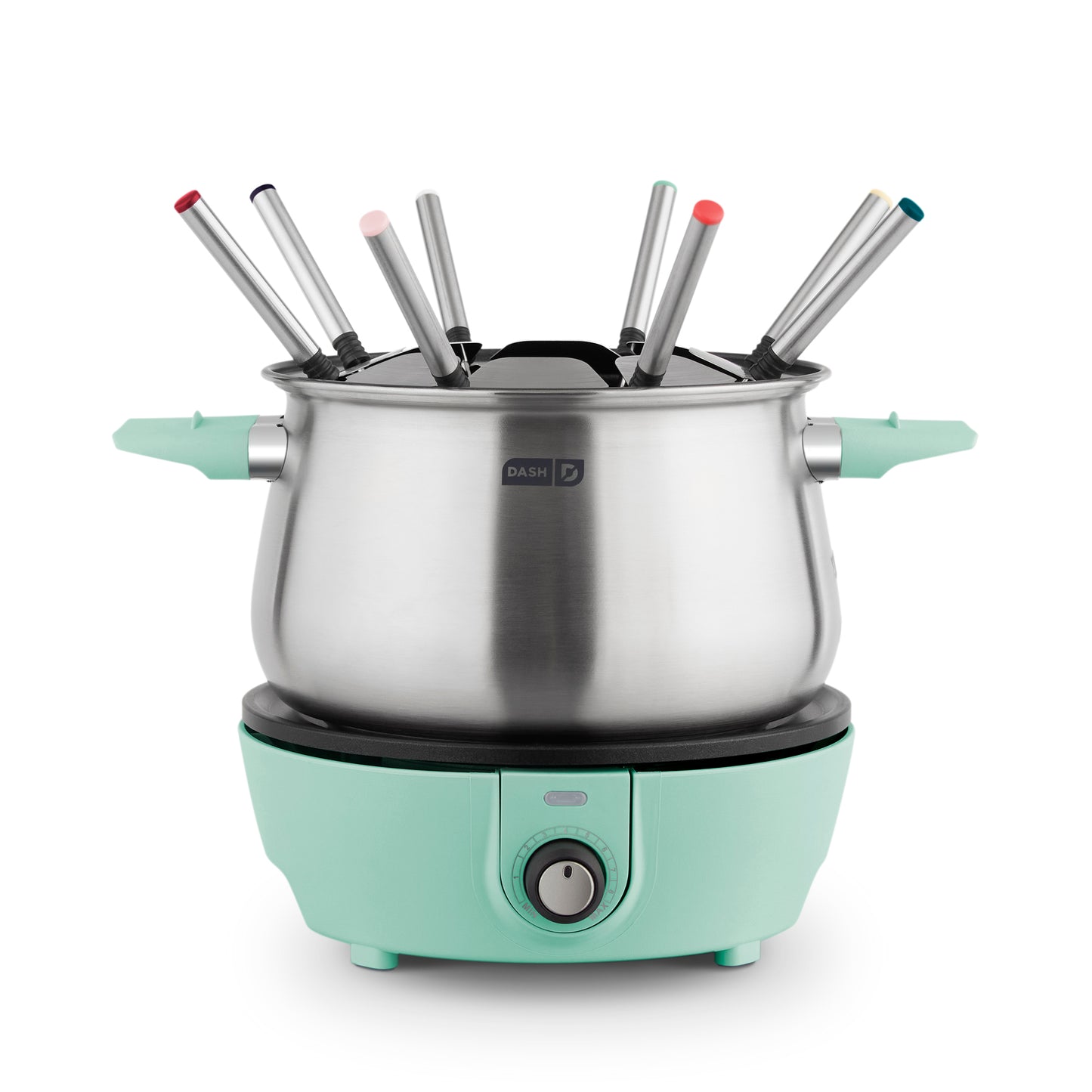 Deluxe Fondue Maker Specialty Appliances Dash Aqua Base Package 