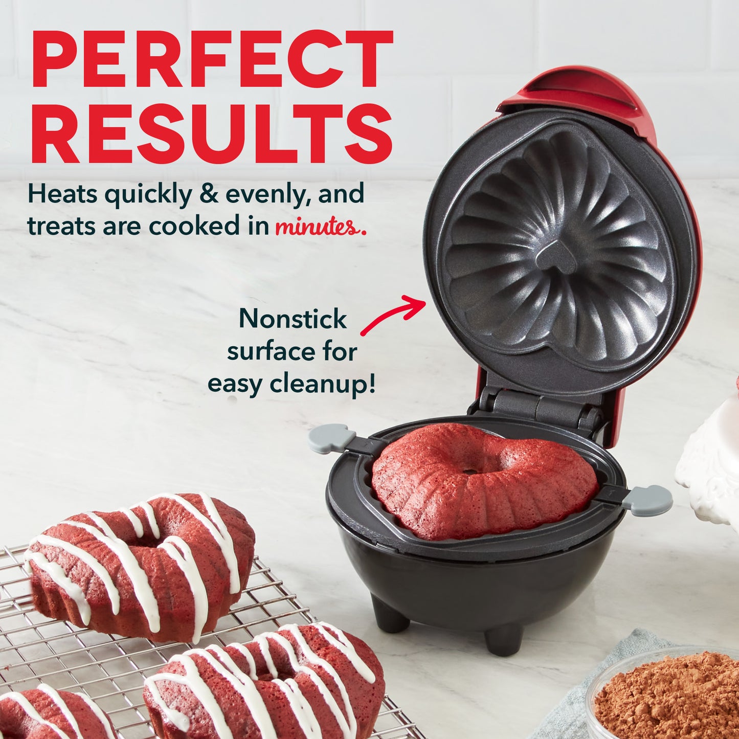 Heart Treat Maker Set Waffle Maker Dash   