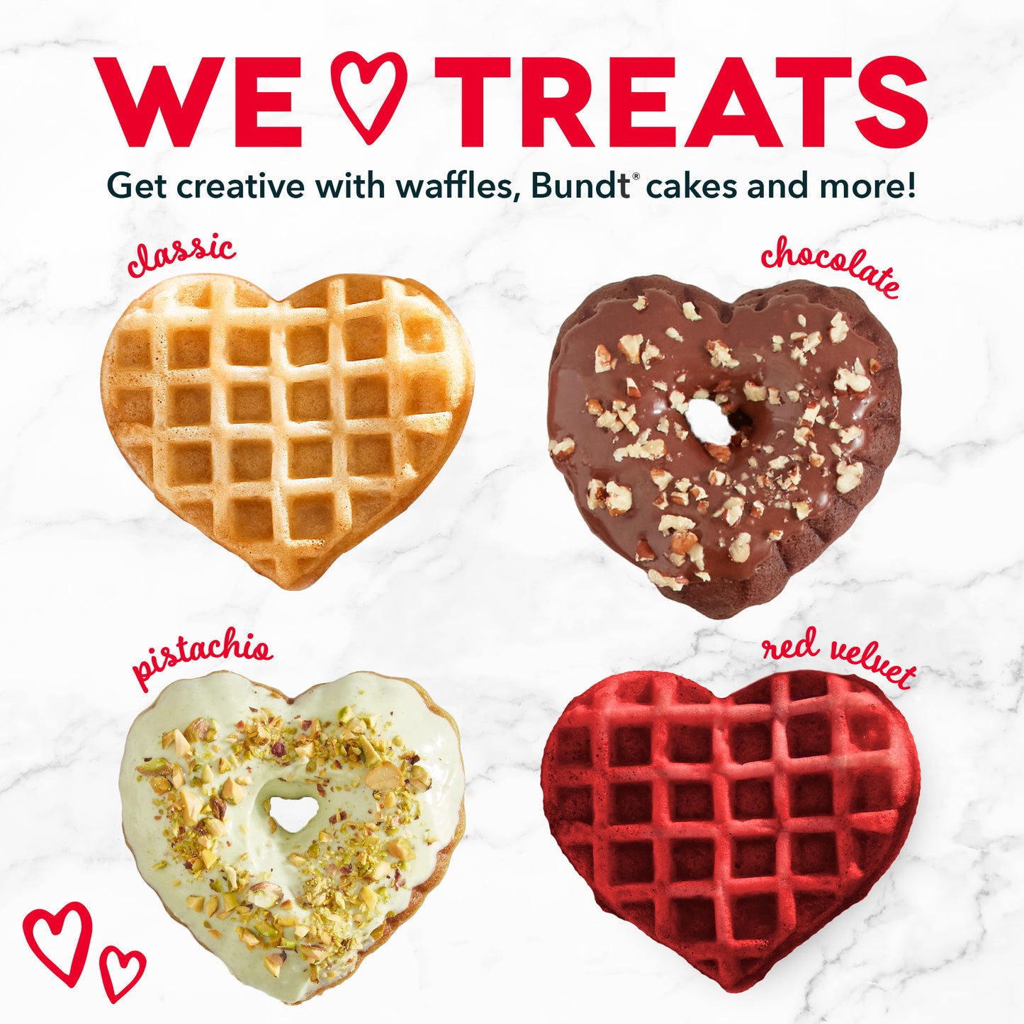 Heart Treat Maker Set Waffle Maker Dash   