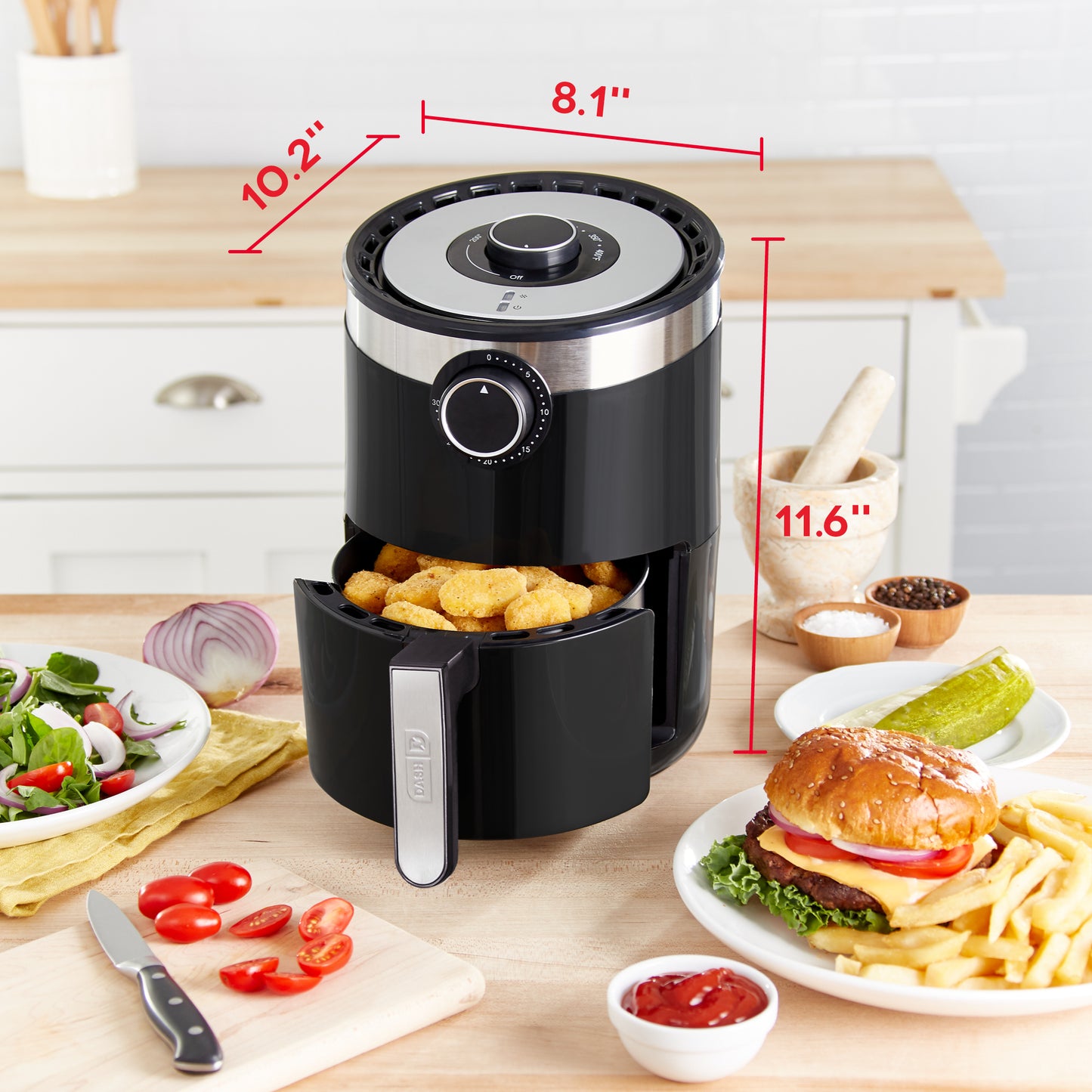 Aircrisp® Pro Compact Air Fryer 2Qt. Air Fryer Dash   