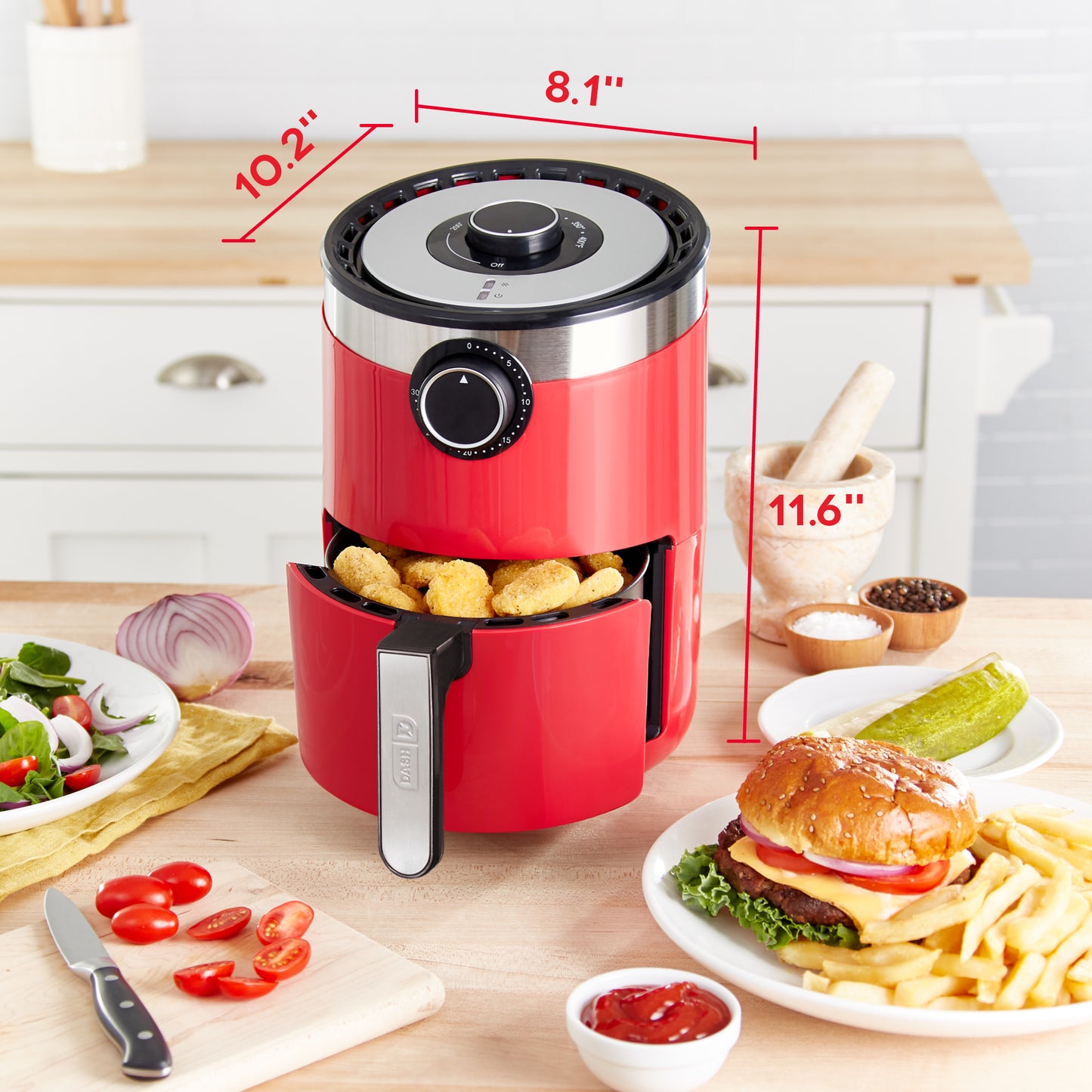 Aircrisp® Pro Compact Air Fryer 2Qt. Air Fryer Dash   