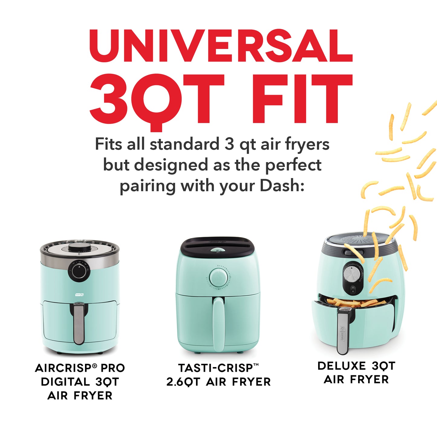 3QT Air Fryer Accessories Parts & Accessories Dash   