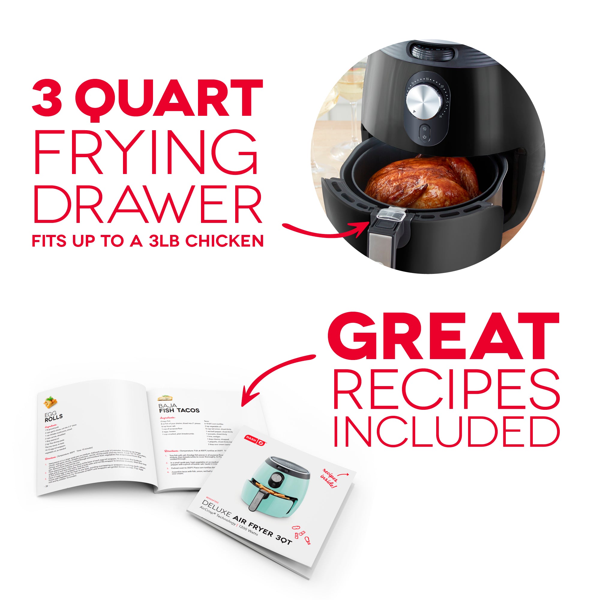 Air fryer 3 on sale qt