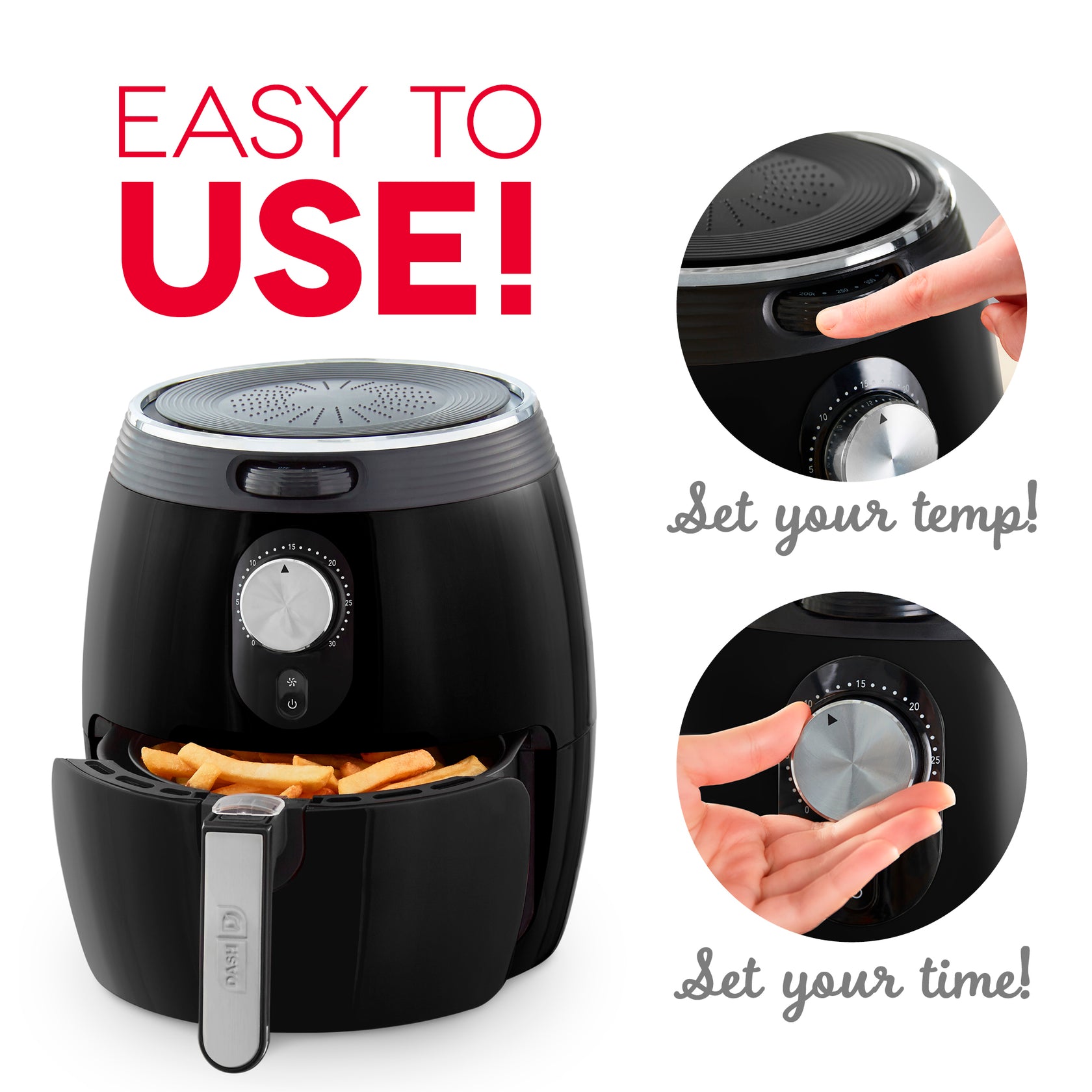 Small 3 Quart Air Fryer | Dash