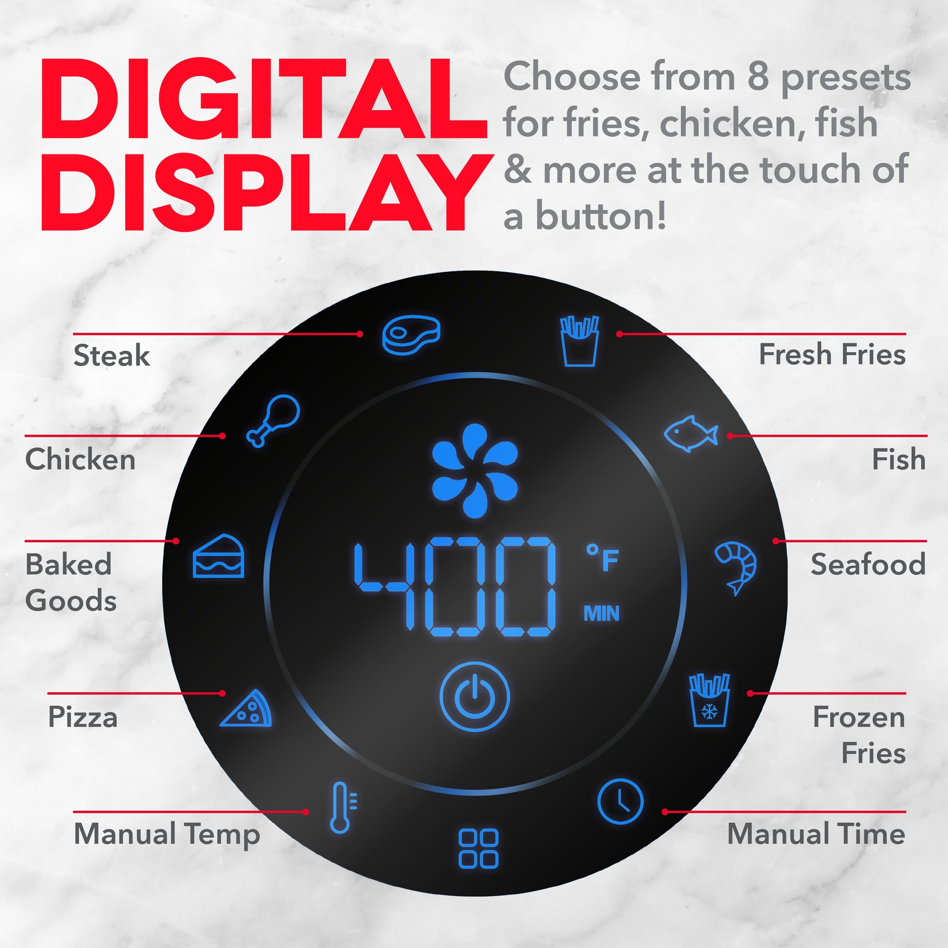 Dash 3 Quart Deluxe Air Fryer with AirCrisp Technology – ShopEZ USA