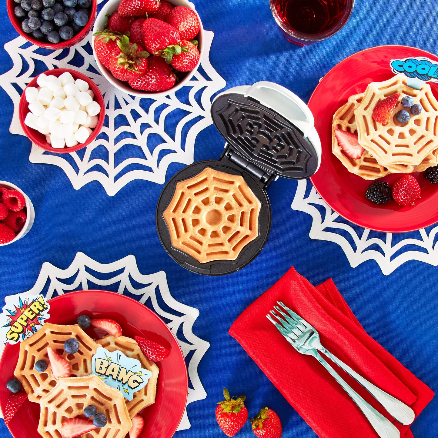 Spider Web Mini Waffle Maker mini makers Dash   