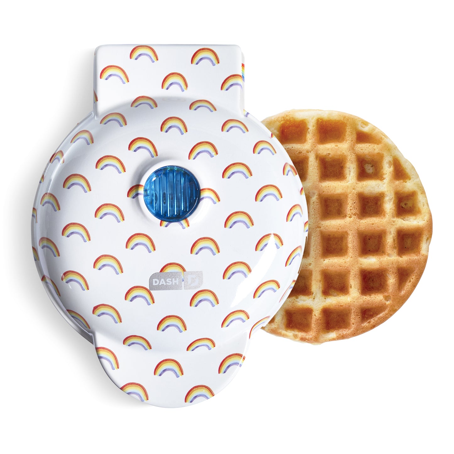 Mini Waffle Maker with Rainbow Print mini makers Dash Print  