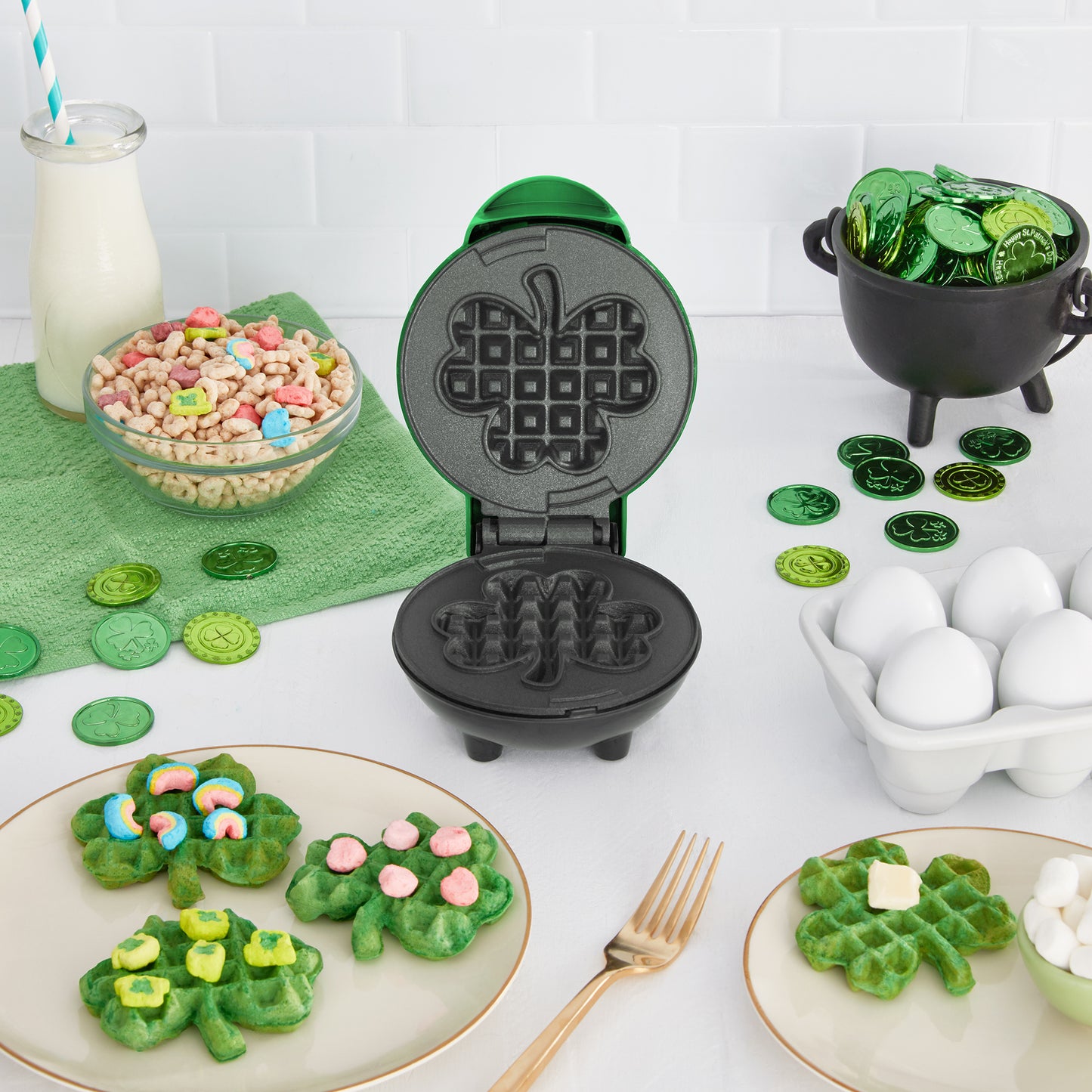 Shamrock Mini Waffle Maker mini makers Dash   