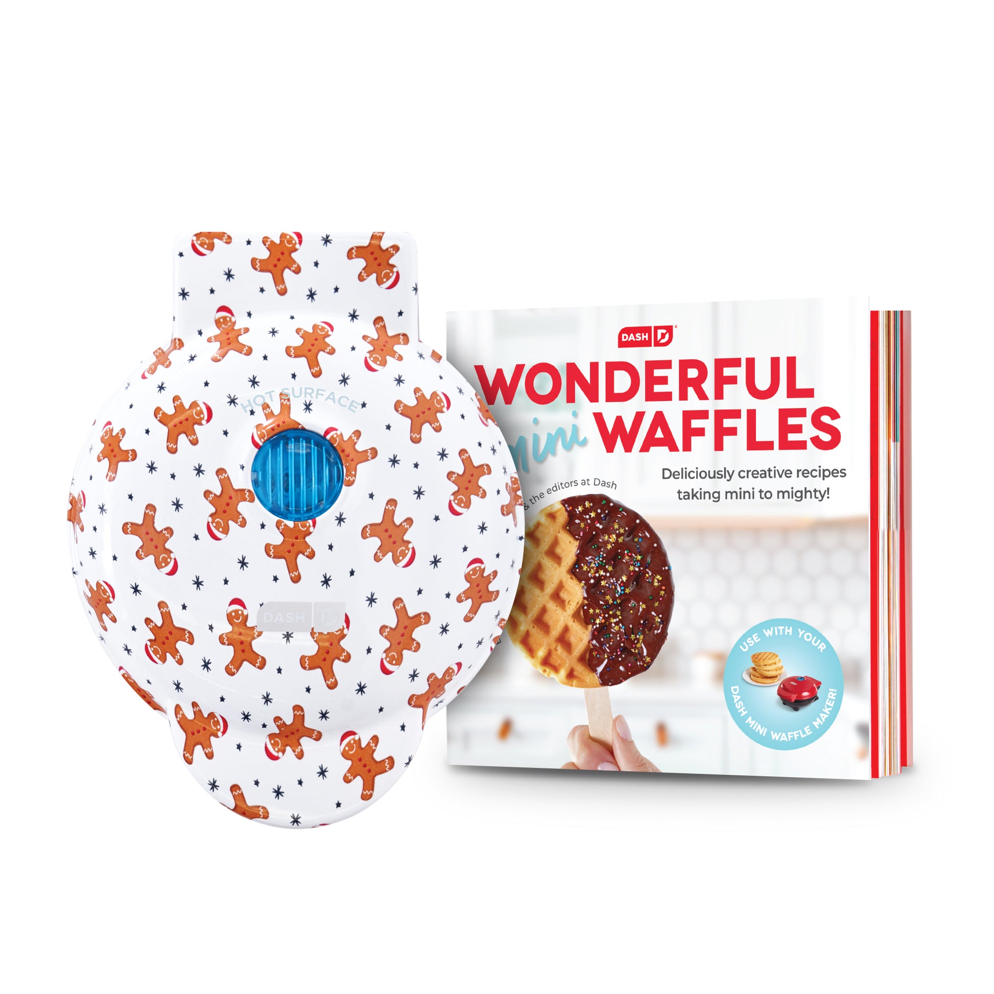 Let me tell you this Gingerbread Man Mini Waffle Maker is the key to my  kids heart this holiday season. They love how fun it is to…