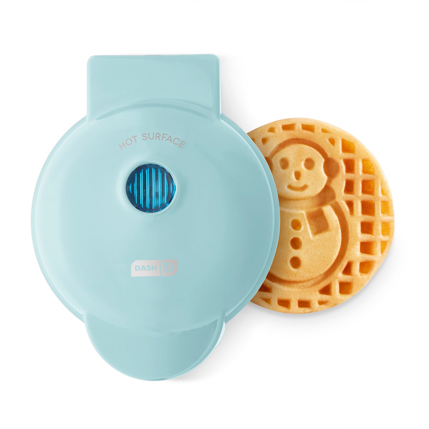 Snowman Mini Waffle Maker mini makers Dash Blue  