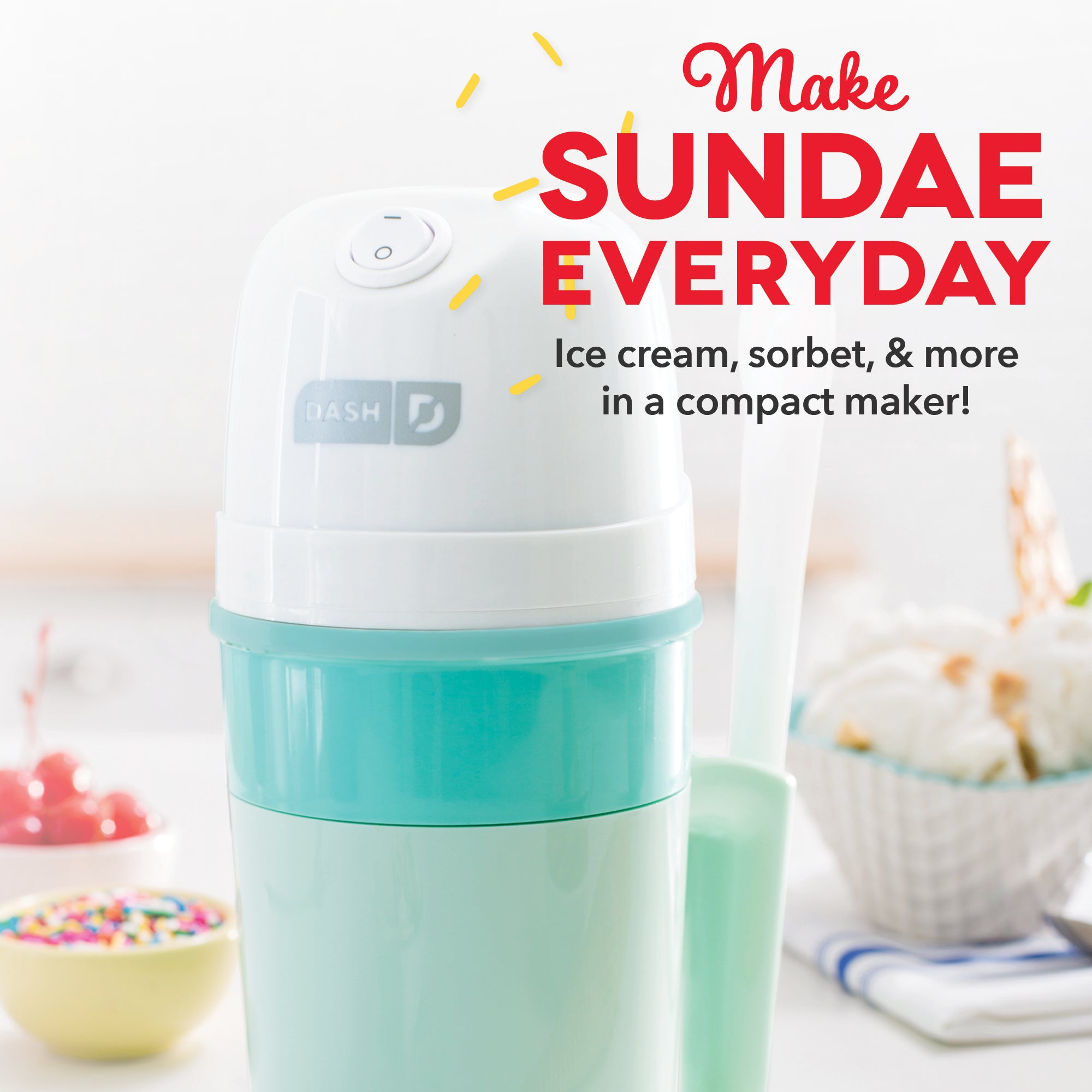 Mini dash ice online cream maker