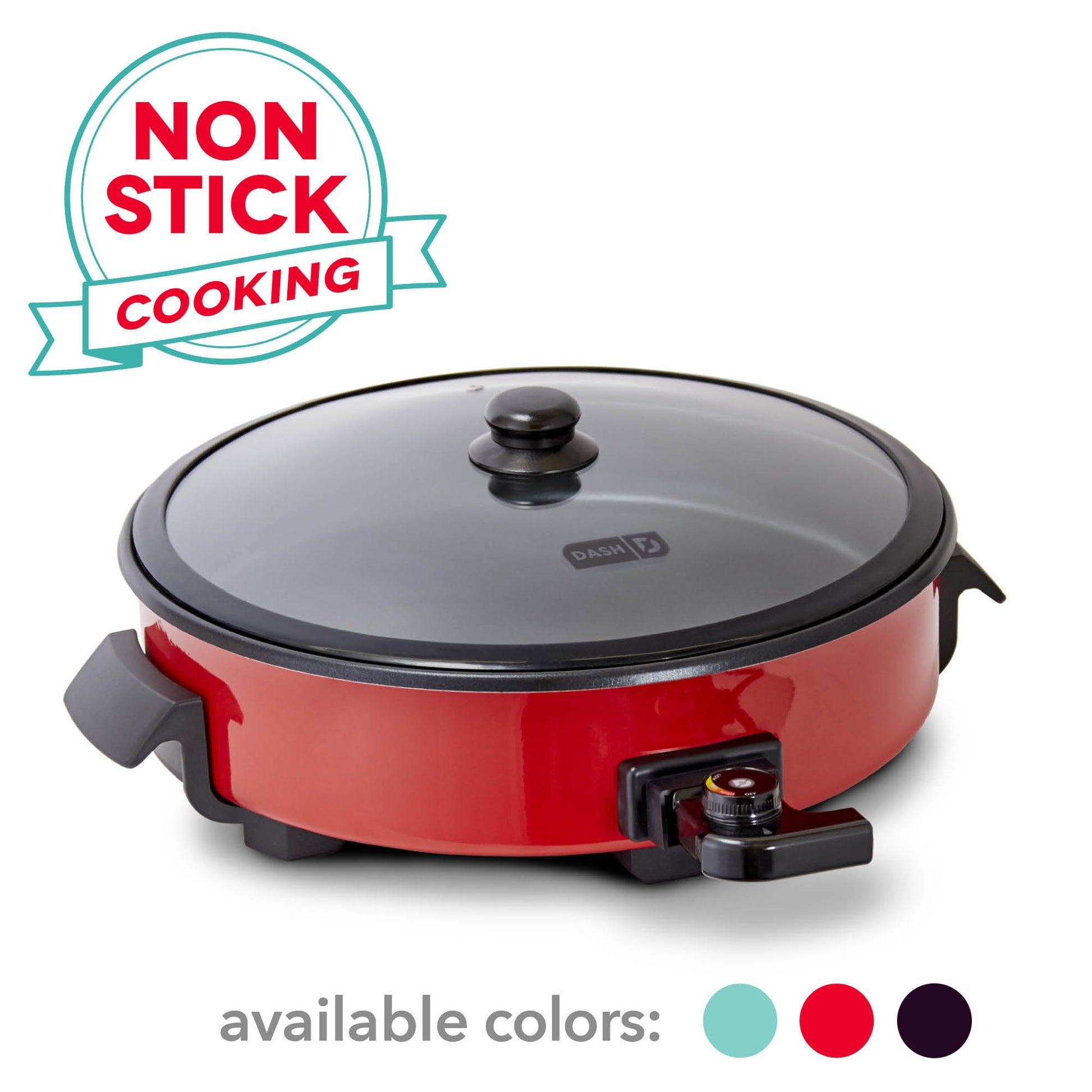 Large Capacity Nonstick Electric Skillet - Serves 4 to 6 People (16 inch)