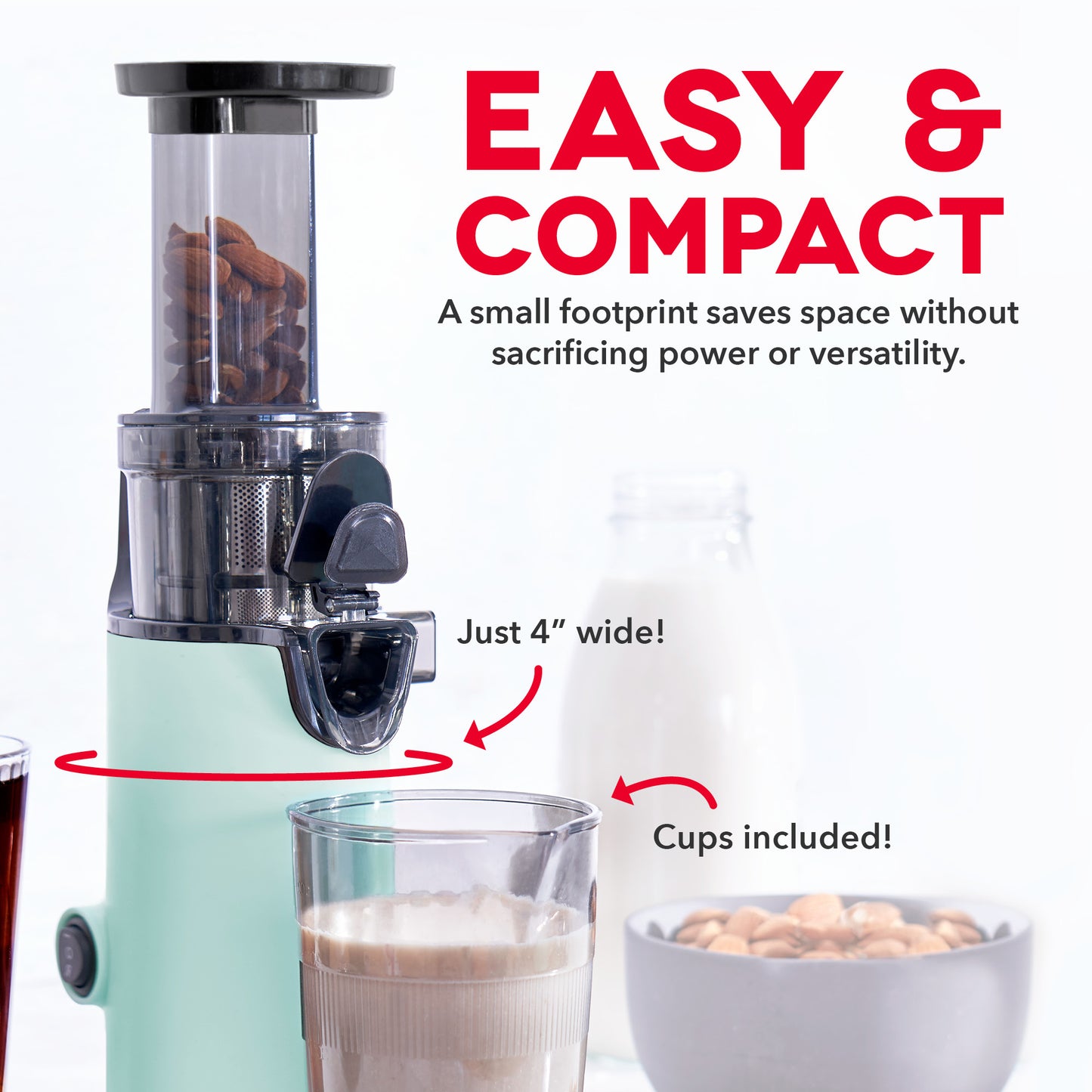 Compact Cold Press Power Juicer Juicers Dash   