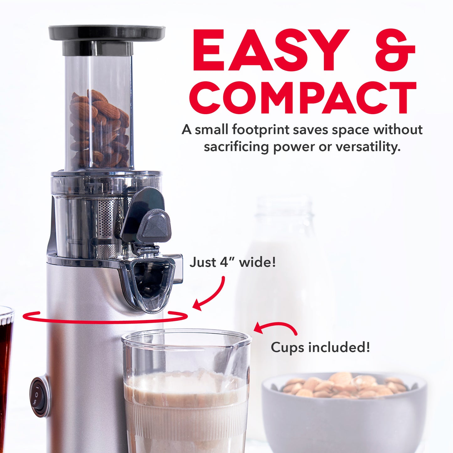 Compact Cold Press Power Juicer Juicers Dash   