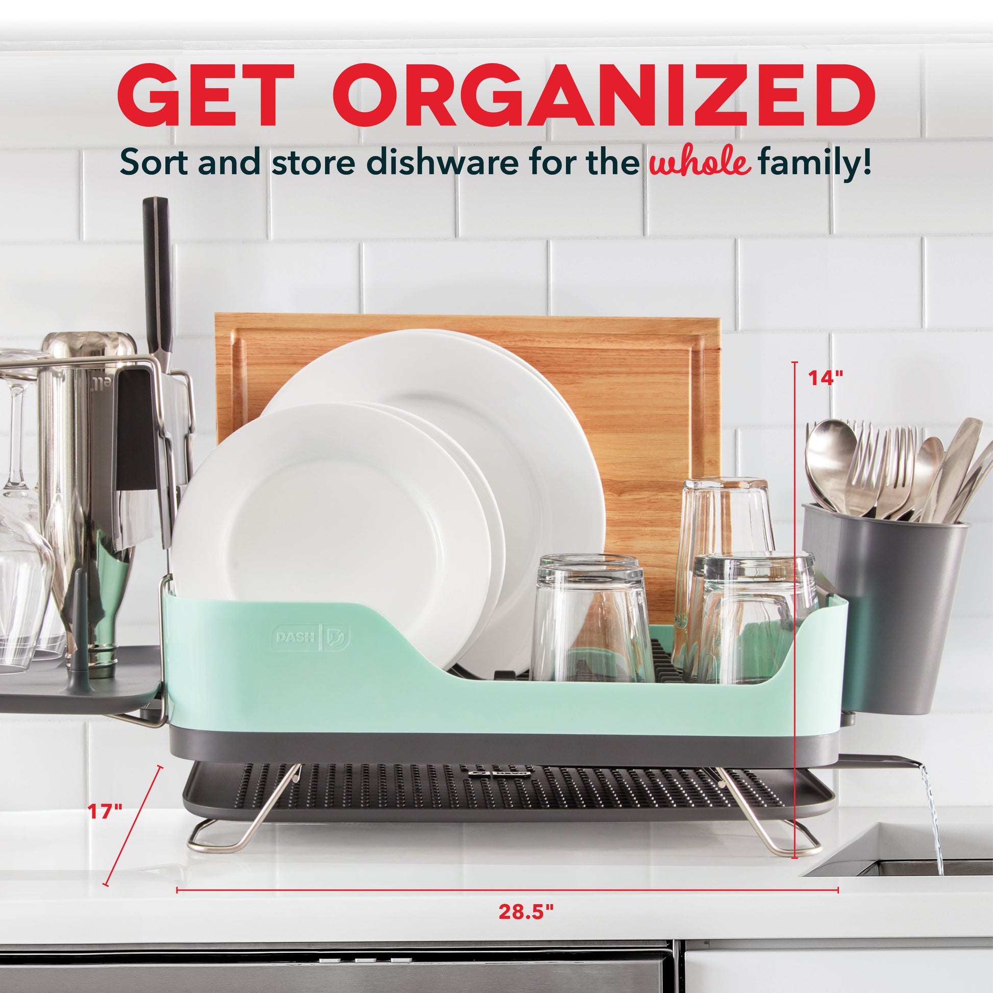 BRAND NEW Dish Drying Rack, Dish Rack for Kitchen Counter Rust