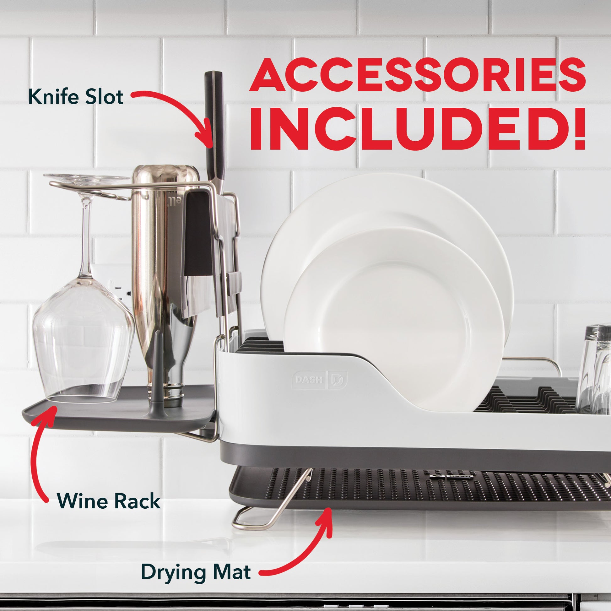 If You're Short on Counter Space, This Clever Dish Drying Mat-Rack