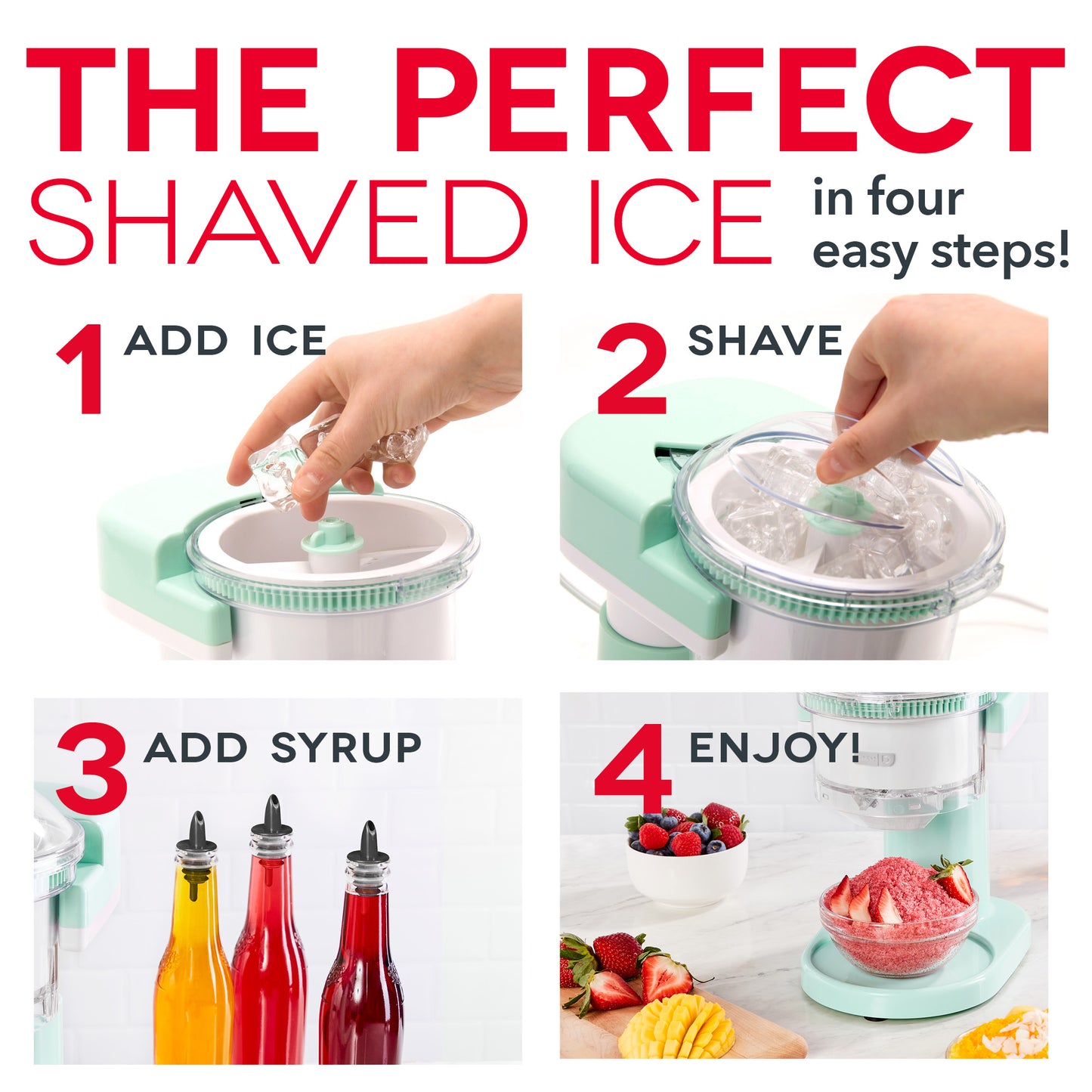 Shaved Ice Maker Ice Cream Makers Dash   