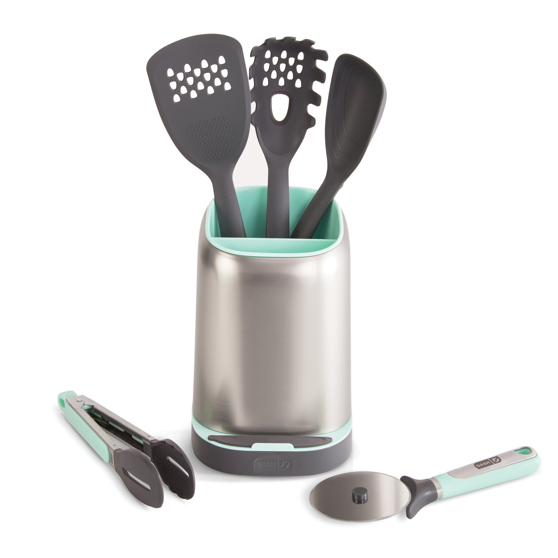 Dash SmartStore Kitchen Utensil Holder Essentials 6-Pc. Set, Grey