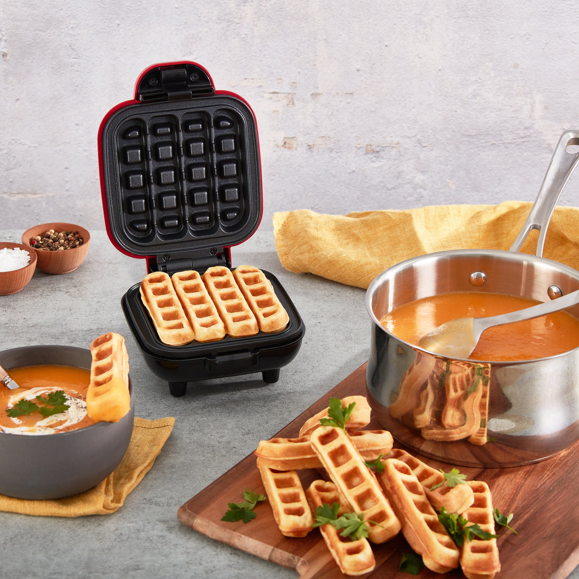 Dash Released A 'Tiny Chef' Mini Waffle Maker To Benefit The No