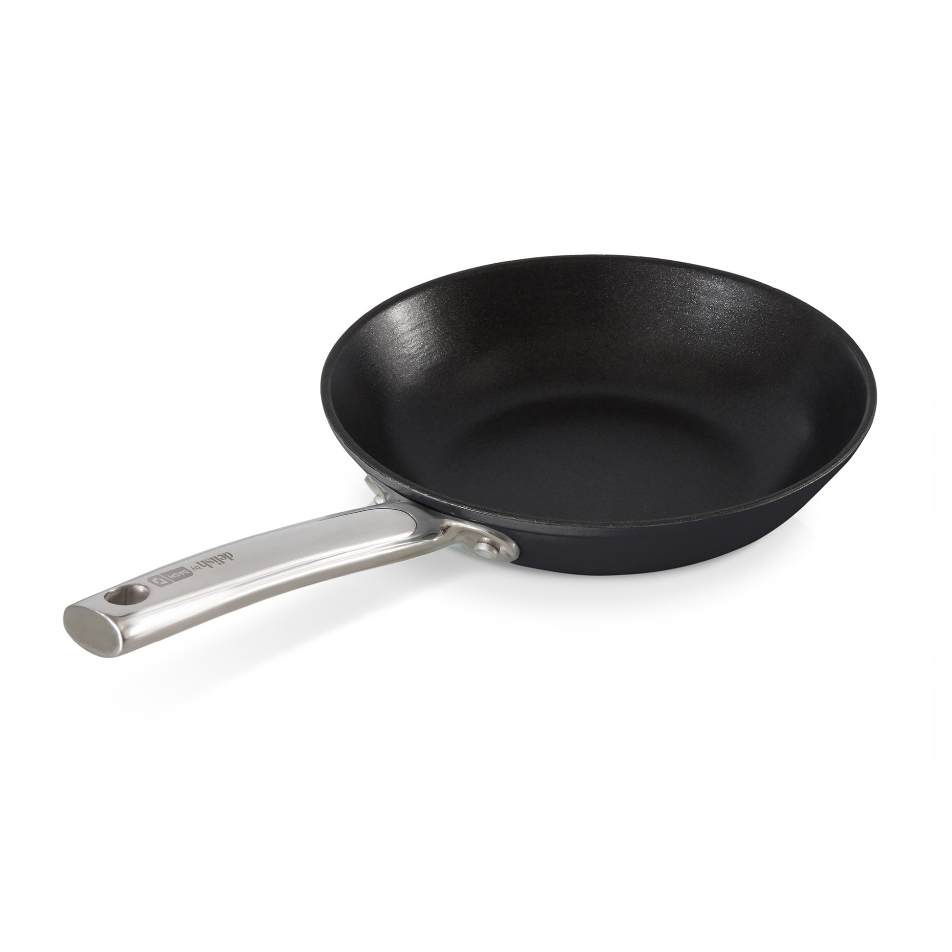 Delish by Dash 10" Lightweight Cast Iron Skillet cookware Support Black  