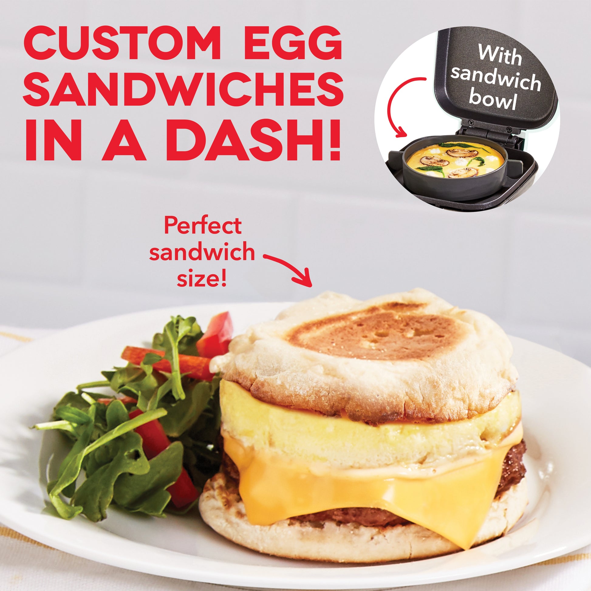 Dash® Egg Bite Maker in Red, 1 ct - Fred Meyer