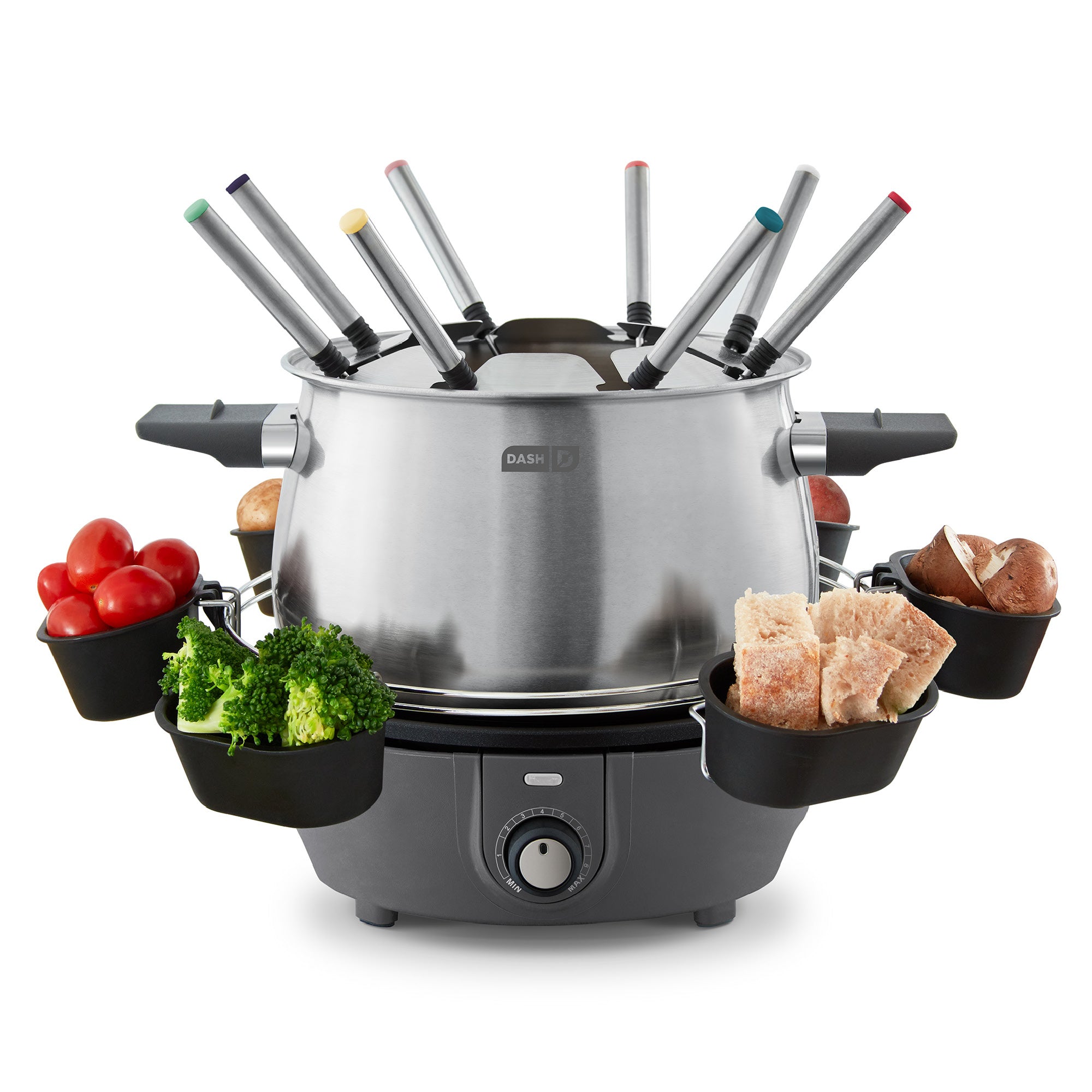 Fondue Maker Stainless Steel Fondue Pot Dash