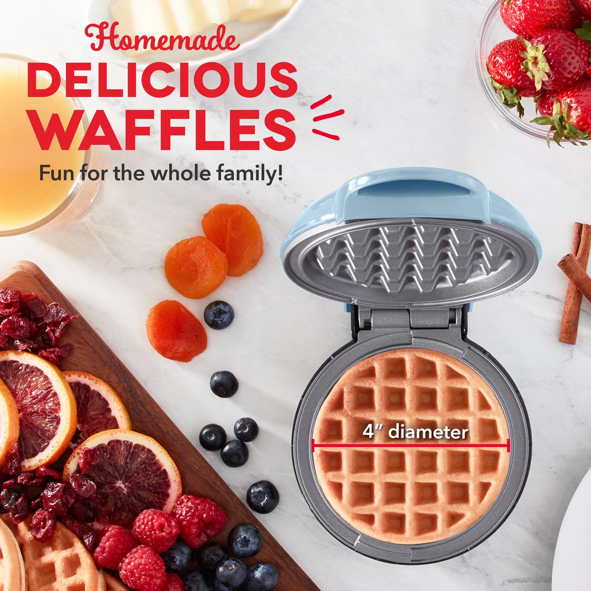  DASH Mini Waffle Maker (2 Pack) for Individual Waffles Hash  Browns, Keto Chaffles with Easy to Clean, Non-Stick Surfaces, 4 Inch,  Black: Home & Kitchen