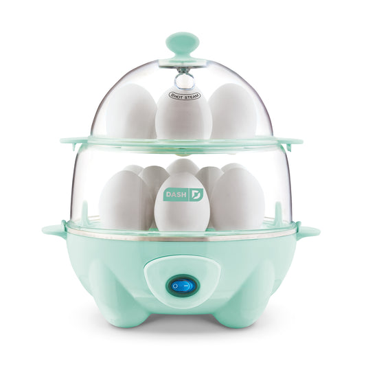 DASH Sous Vide Style Family Size Egg Bite Maker, Aqua & Deluxe Rapid Egg  Cooker, Aqua