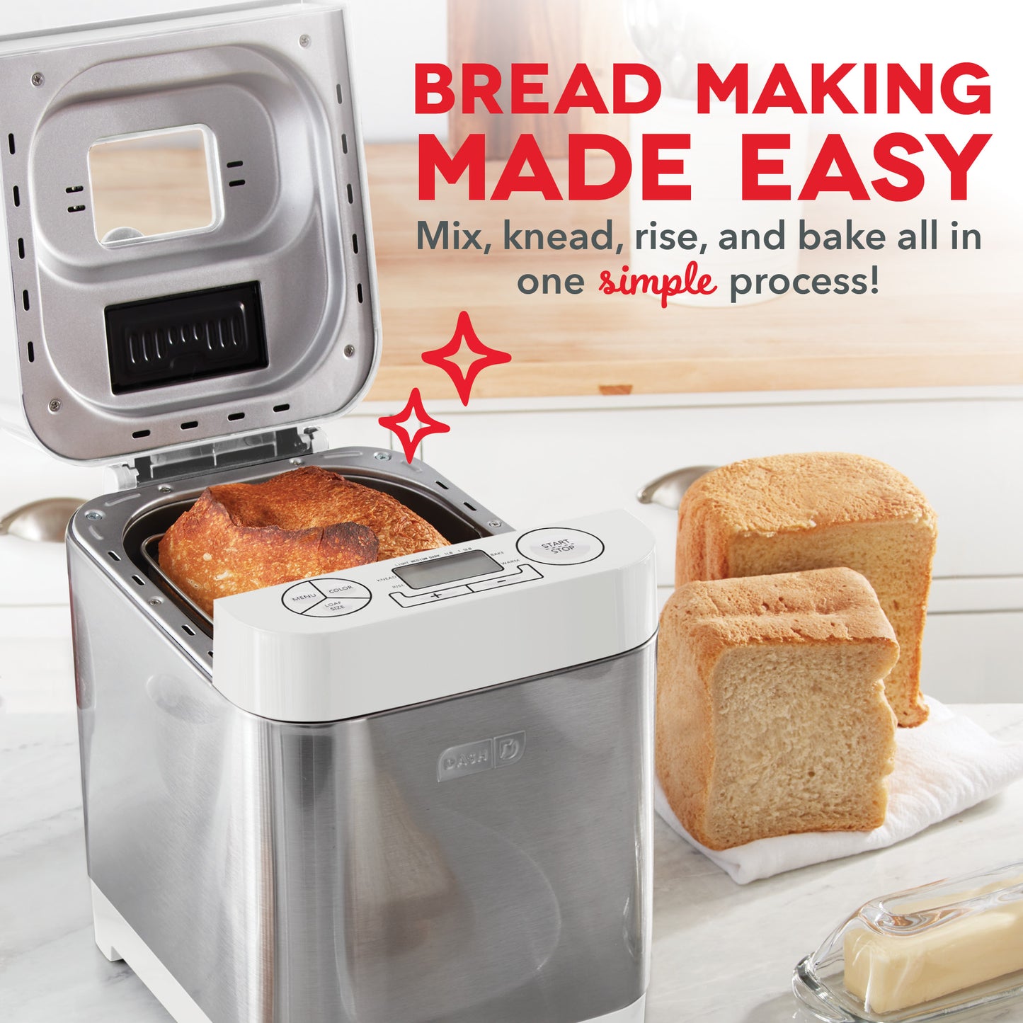 Everyday 1.5 LB Bread Maker Specialty Dash   