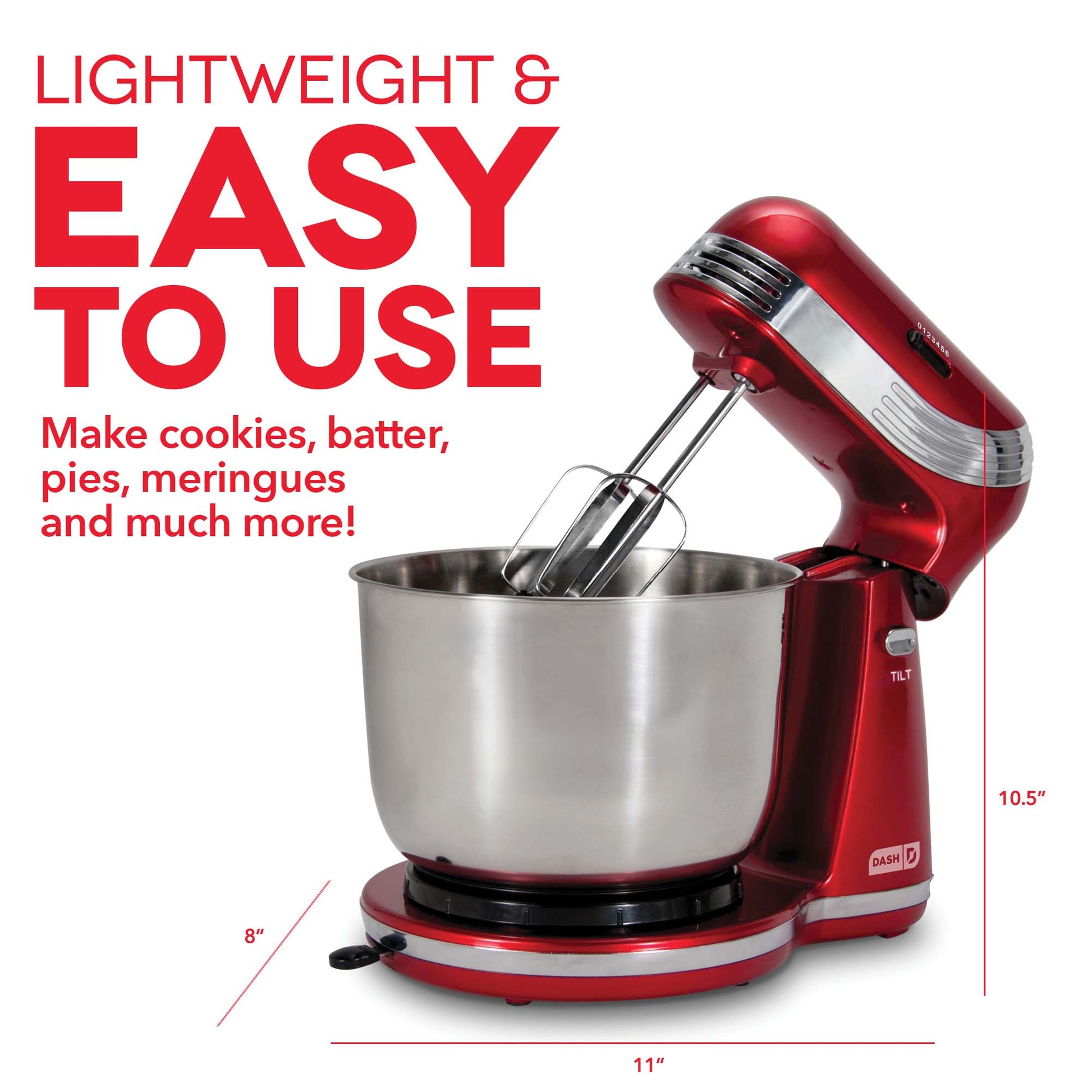 Dash® Everyday Stand Mixer - Red, 1 ct - Kroger