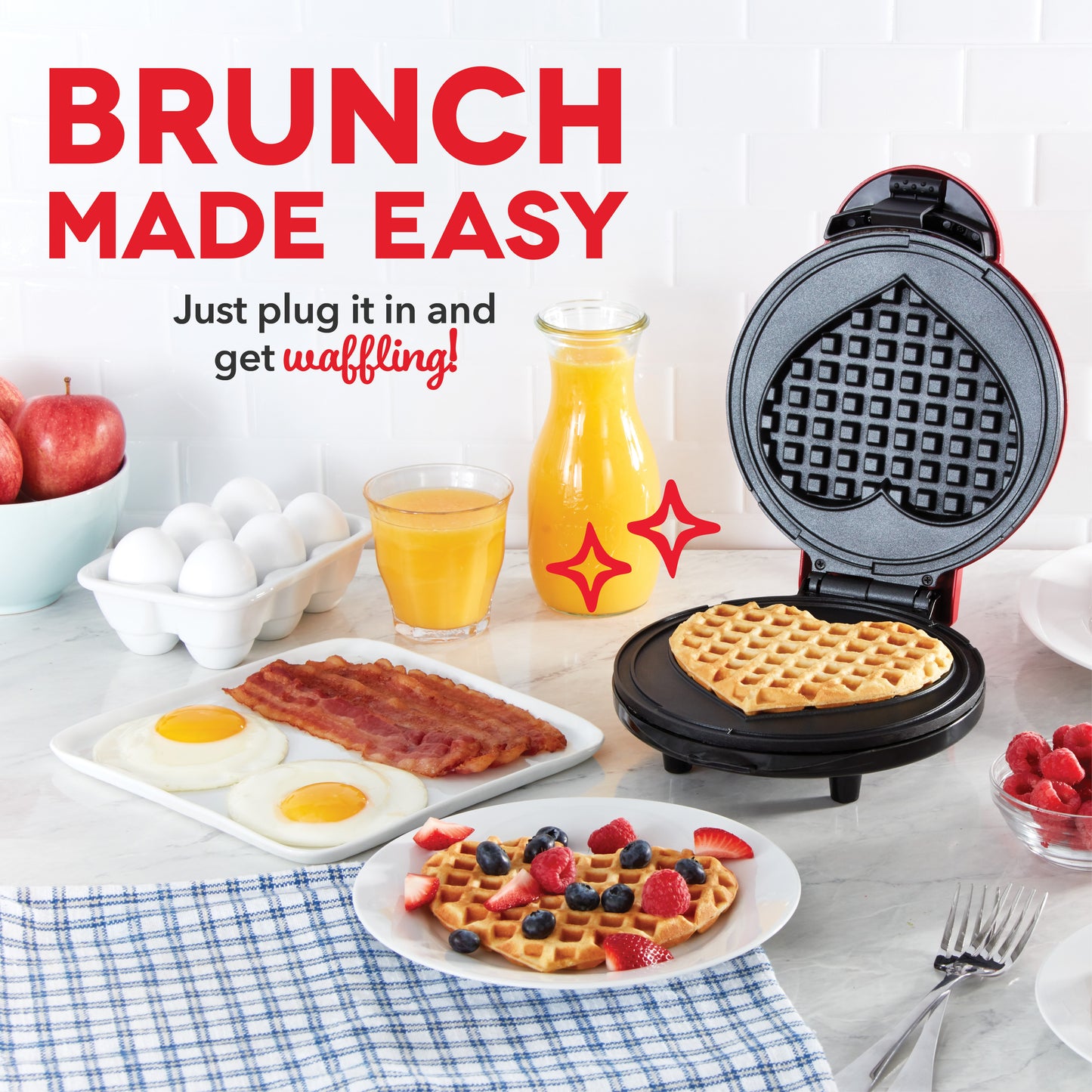 Express Heart Waffle Maker Waffle Maker Dash   