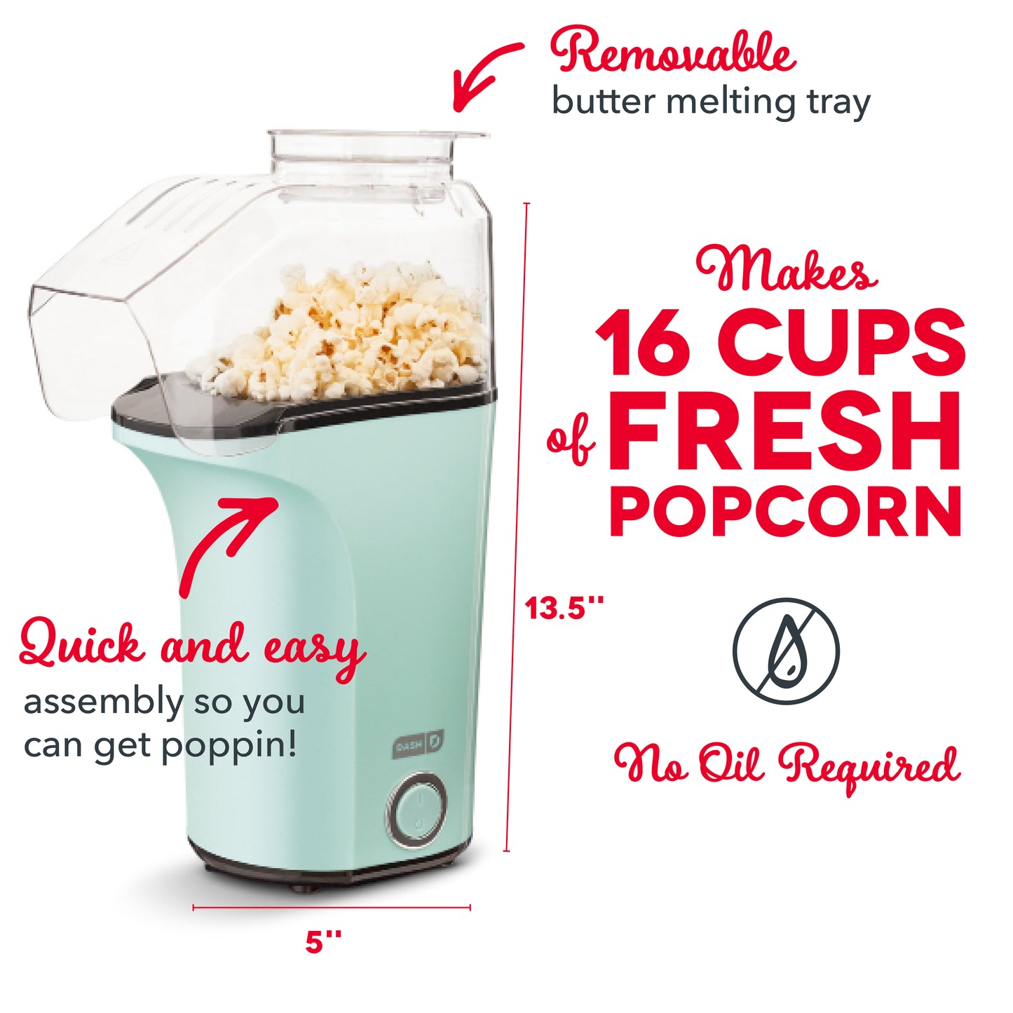 Fresh Pop Popcorn Maker Popcorn Makers Dash   