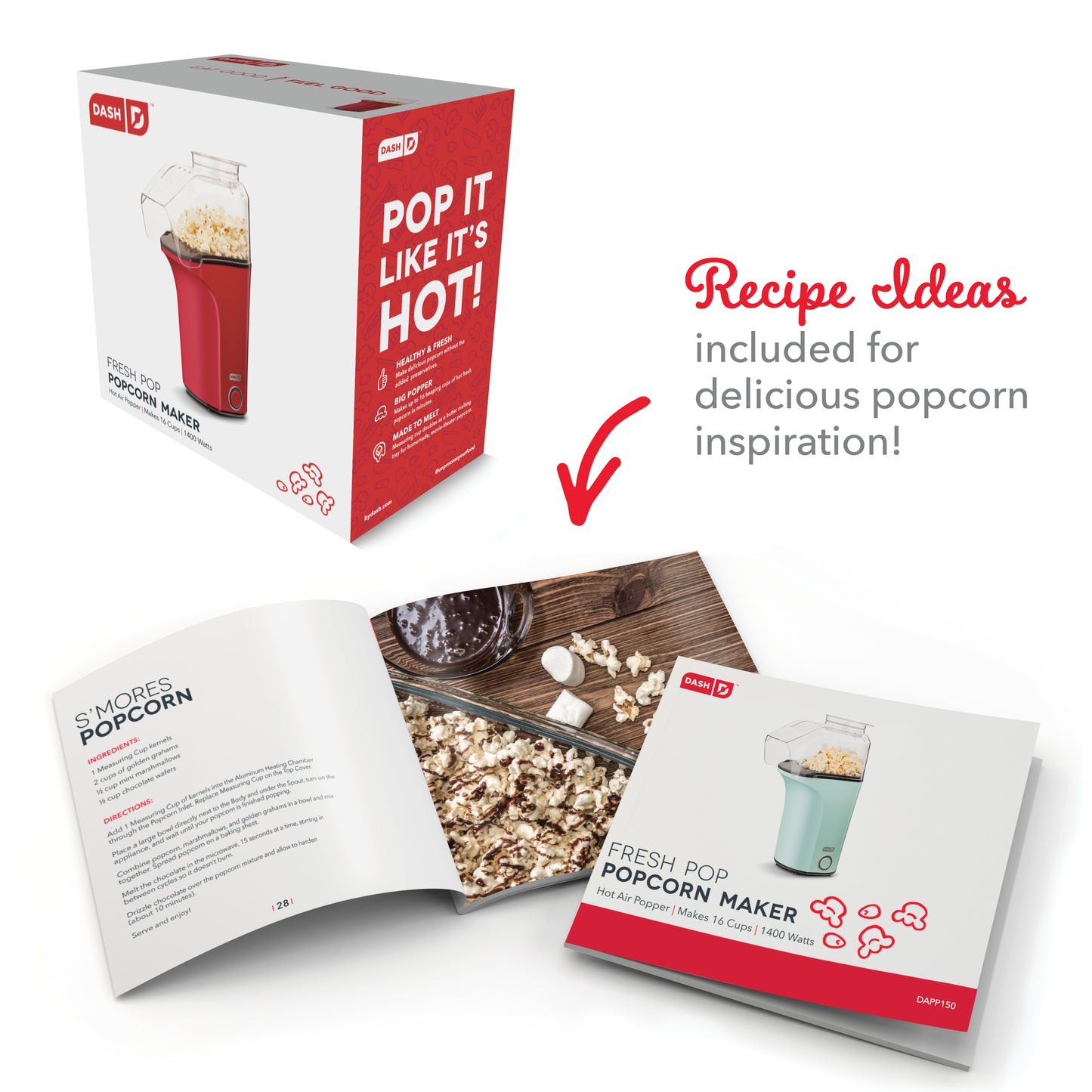 Fresh Pop Popcorn Maker Popcorn Makers Dash   