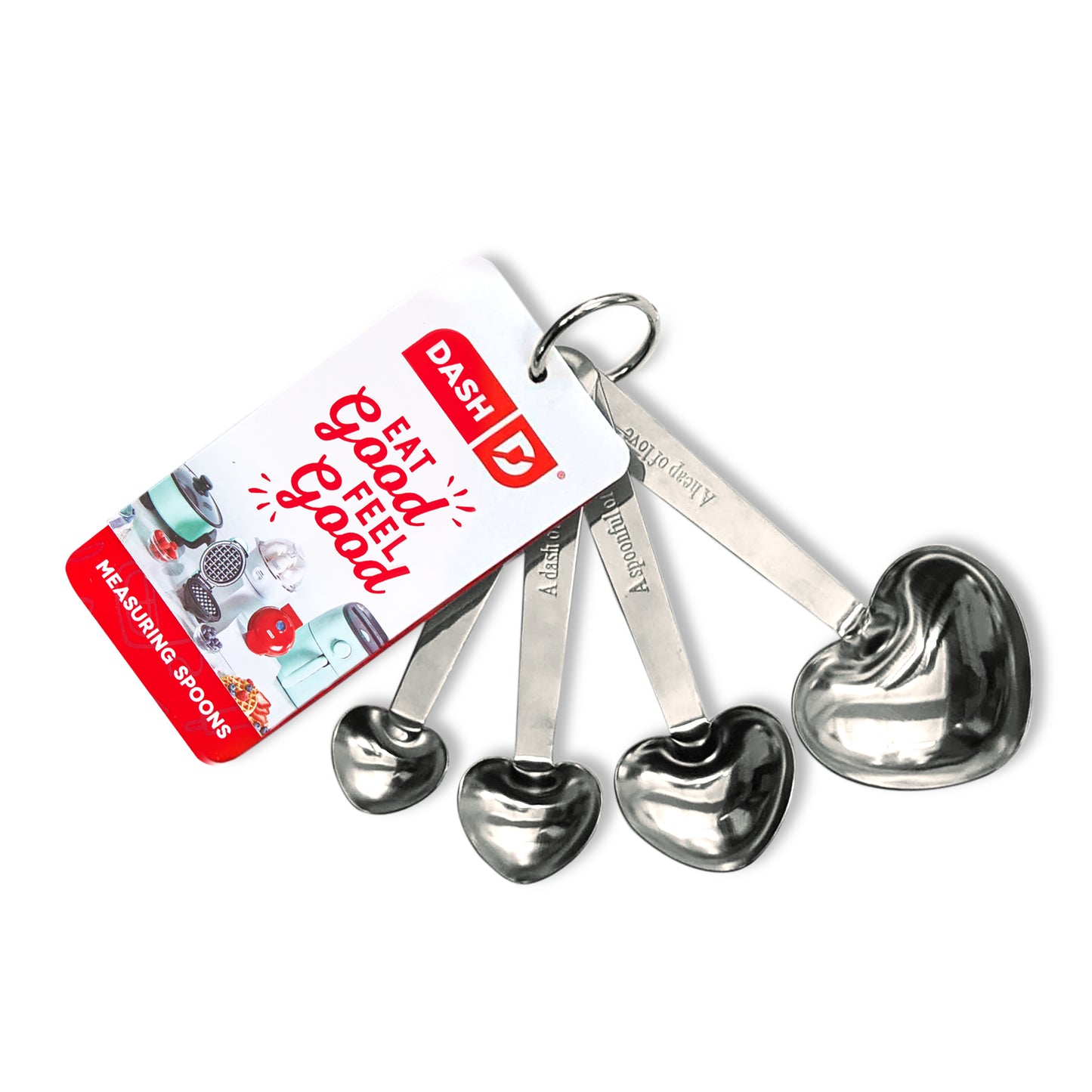 Heart Measuring Spoon Set Tools and Gadgets Dash   