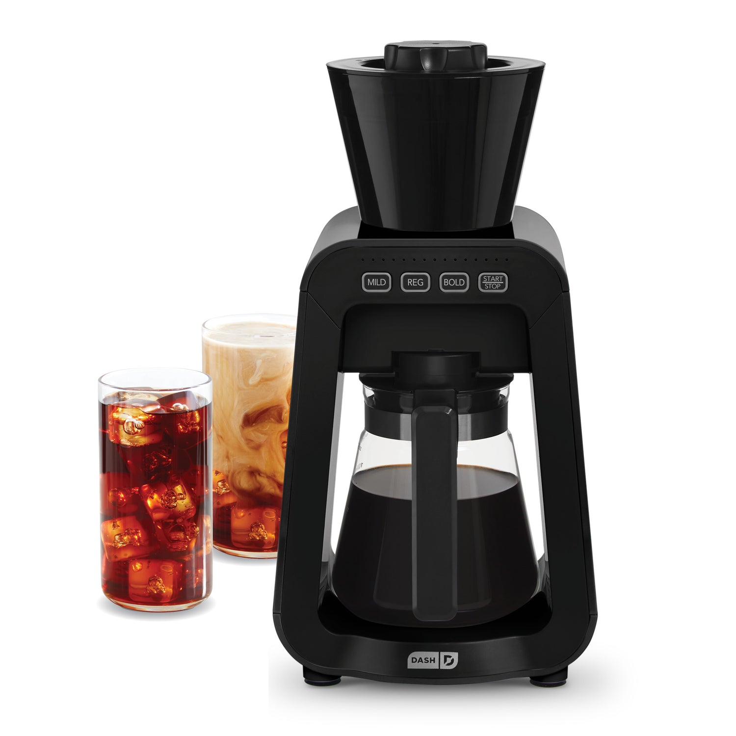 Rapid Cold Brew Coffee Maker coffee-tea Dash Black  