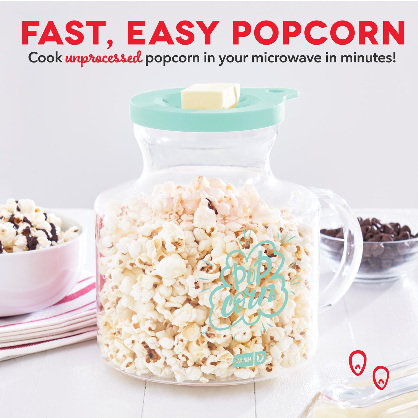 Microwave Popcorn Popper Popcorn Makers Dash   