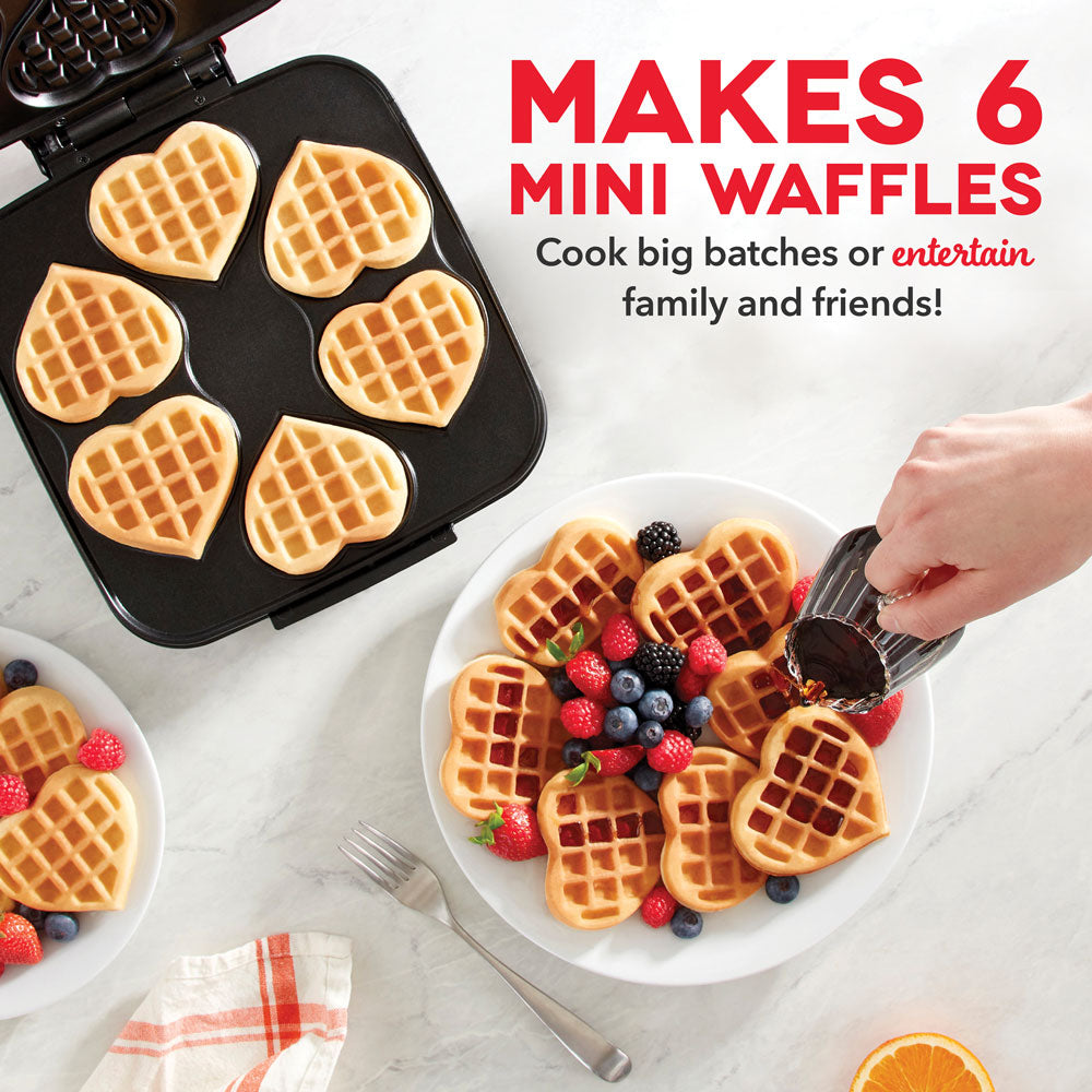 Multi Mini Heart Waffle Maker Waffle Maker Dash   