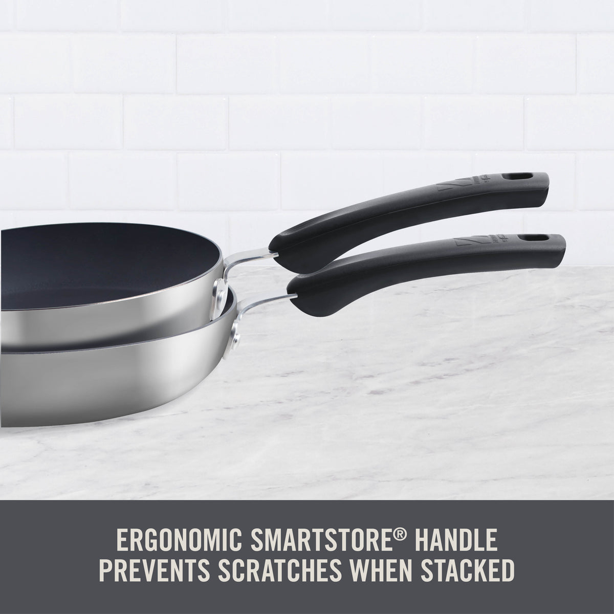 TruPro Stainless Steel Fry Pan Set - 8" 10" cookware Zakarian by Dash   