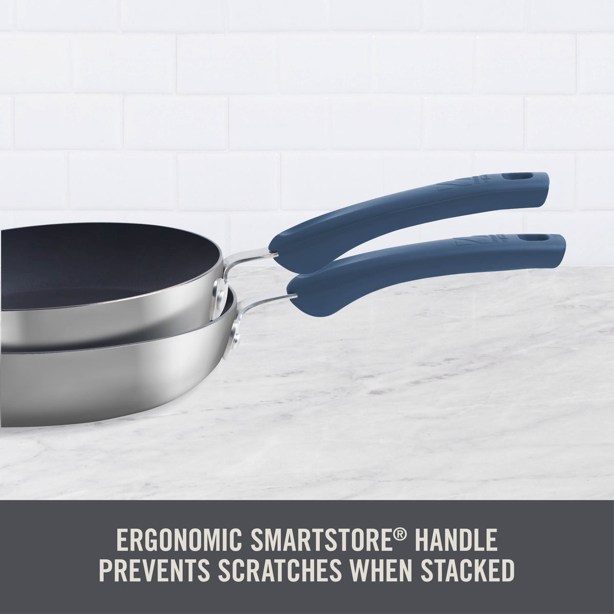 TruPro Stainless Steel Fry Pan Set - 8" 10" cookware Zakarian by Dash   