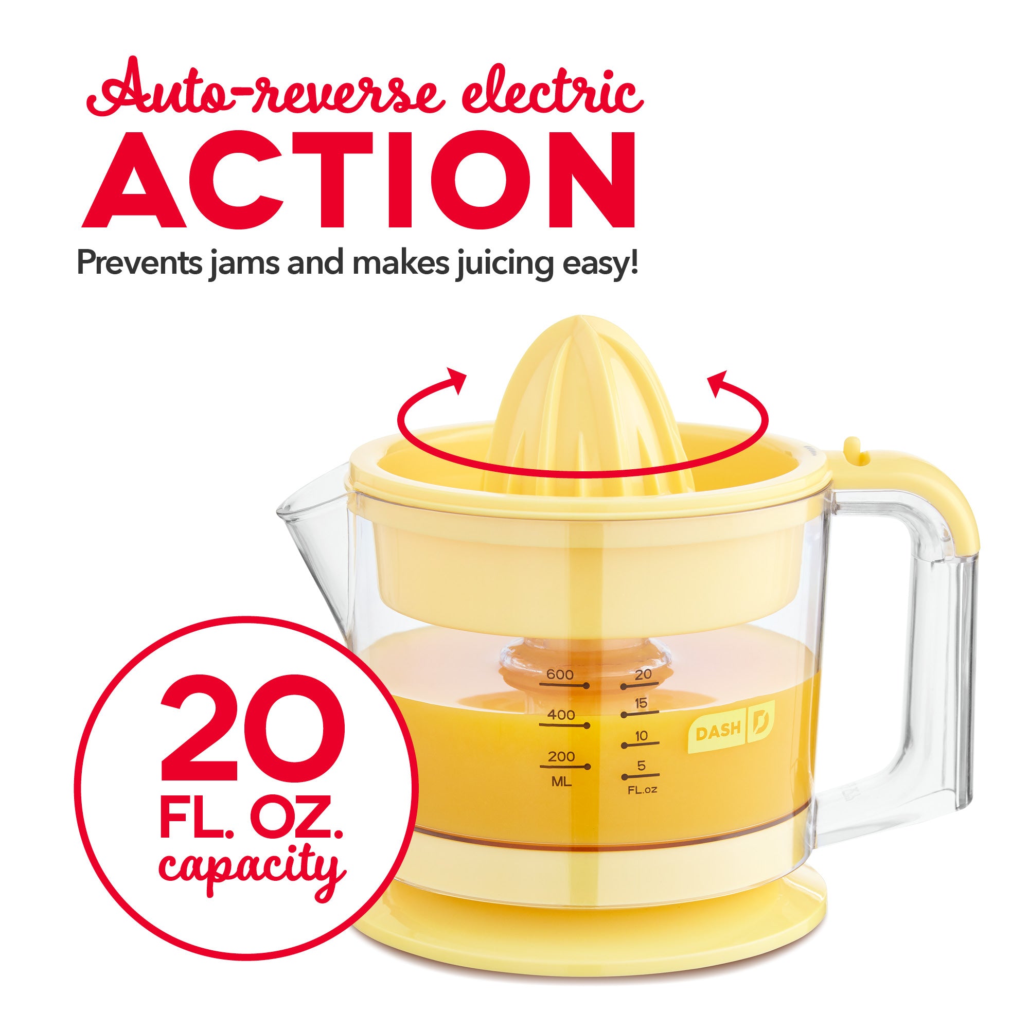 Dash go 2024 dual citrus juicer