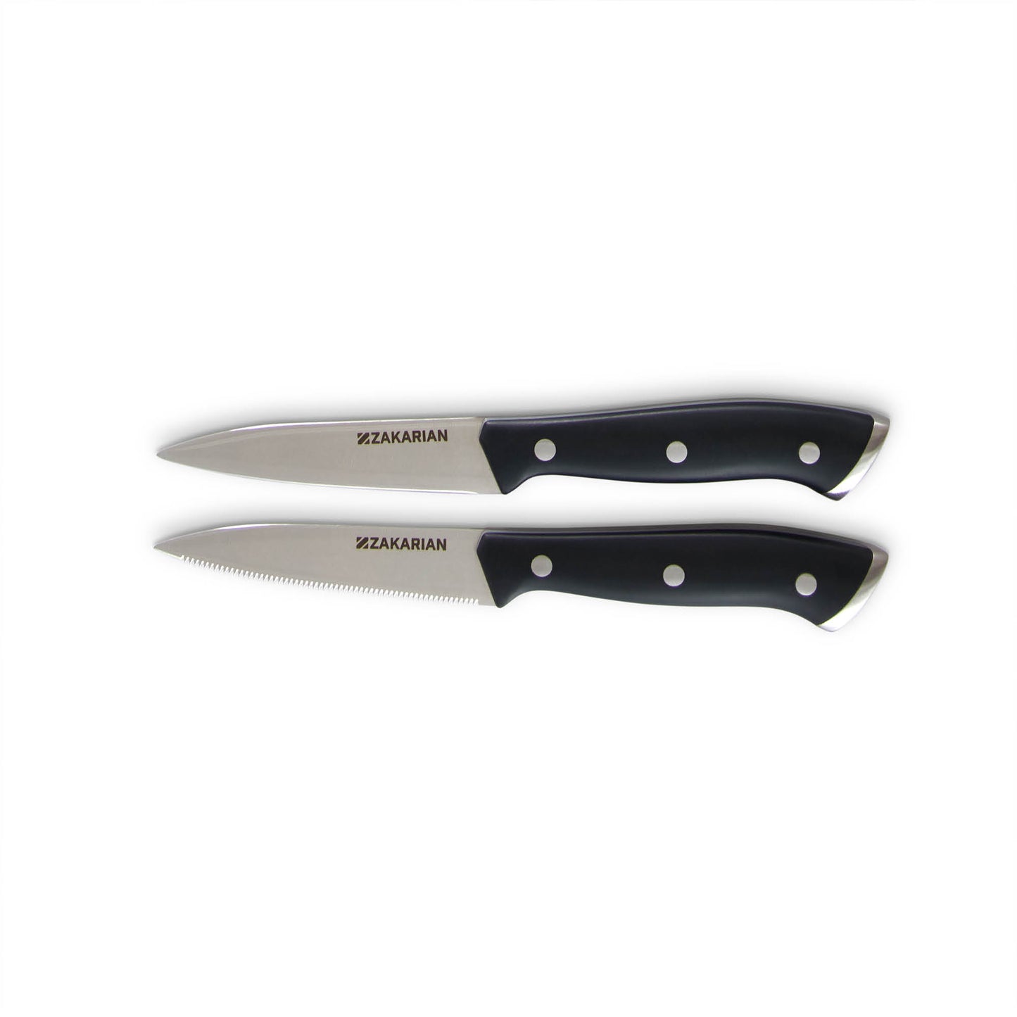 2 Piece Paring Knife Set cookware Zakarian by Dash Black  