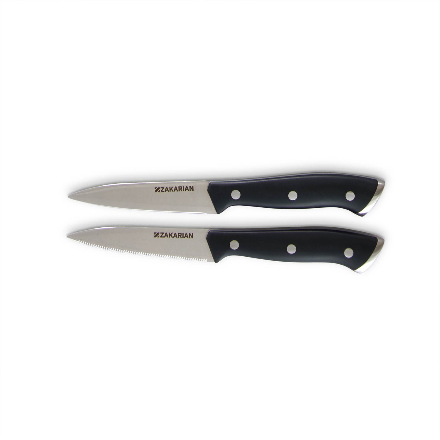 2 Piece Paring Knife Set cookware Zakarian by Dash Black  