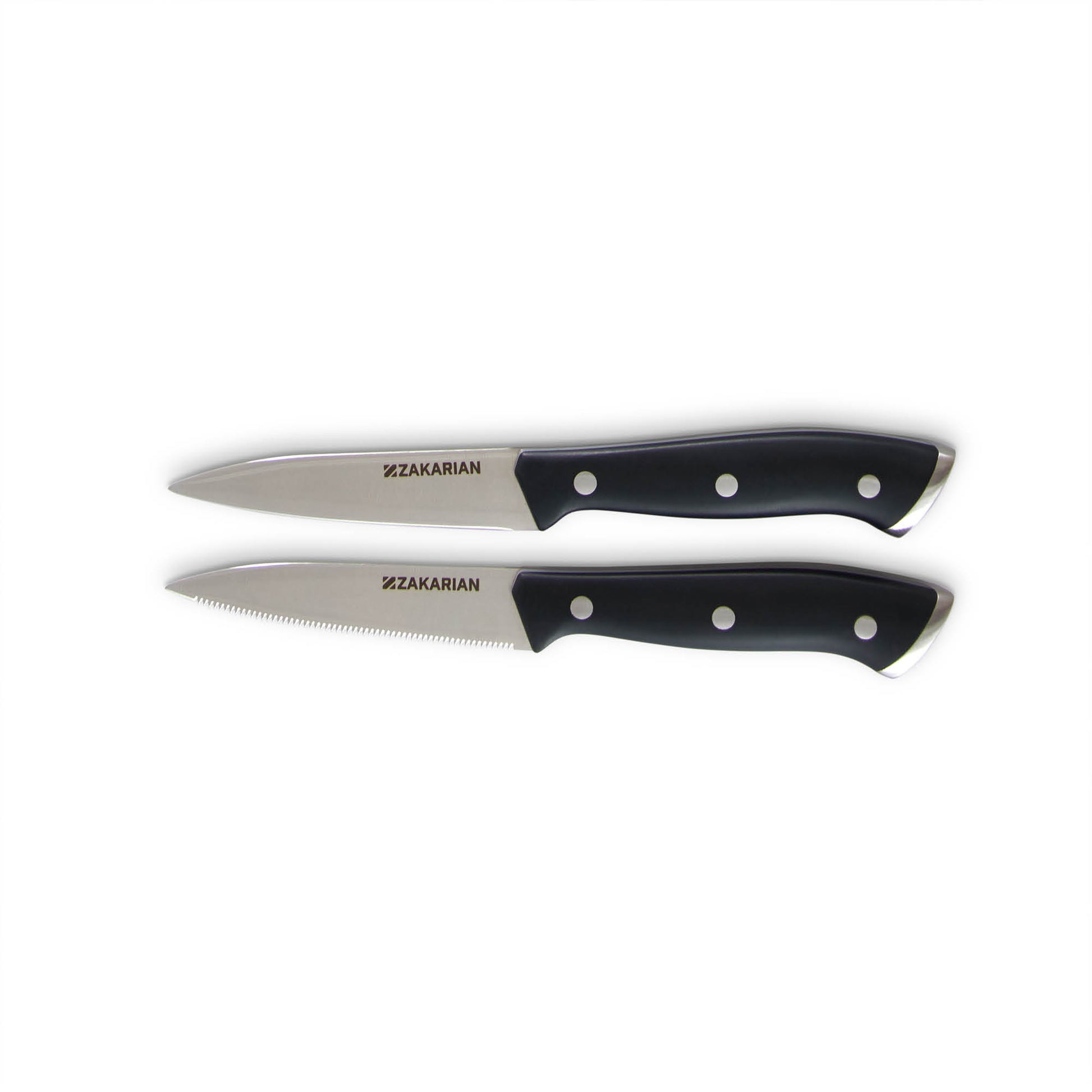  Farberware Stainless Steel Chef Knife Set, 3-Piece, Blue: Home  & Kitchen