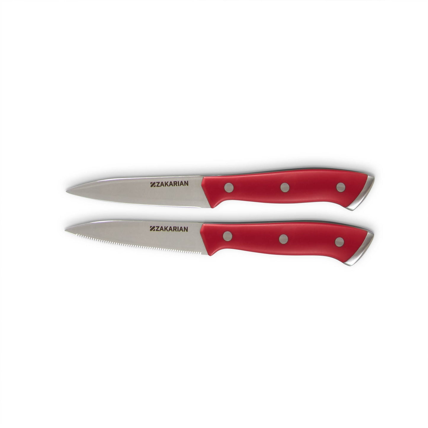 2 Piece Paring Knife Set cookware Zakarian by Dash Cranberry  