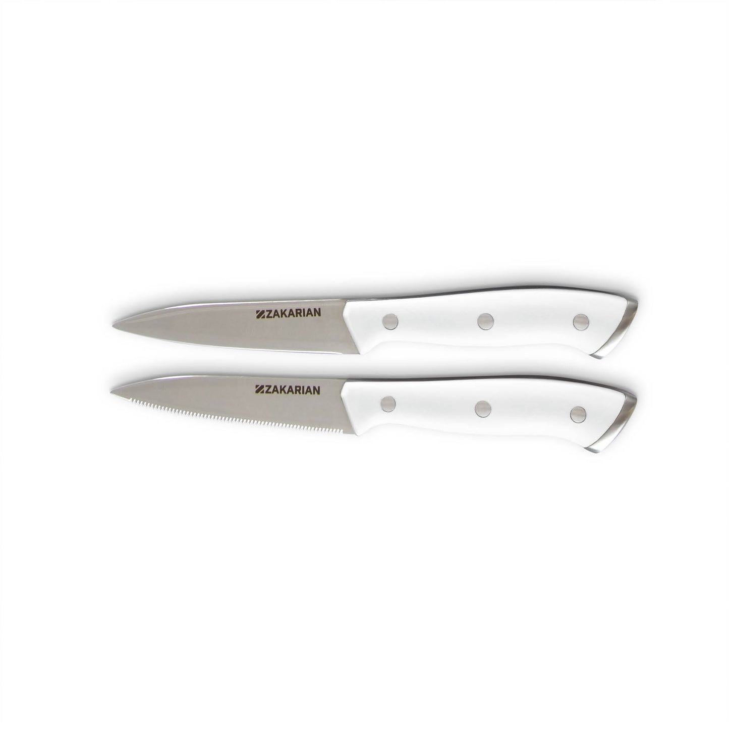 2 Piece Paring Knife Set cookware Zakarian by Dash White  