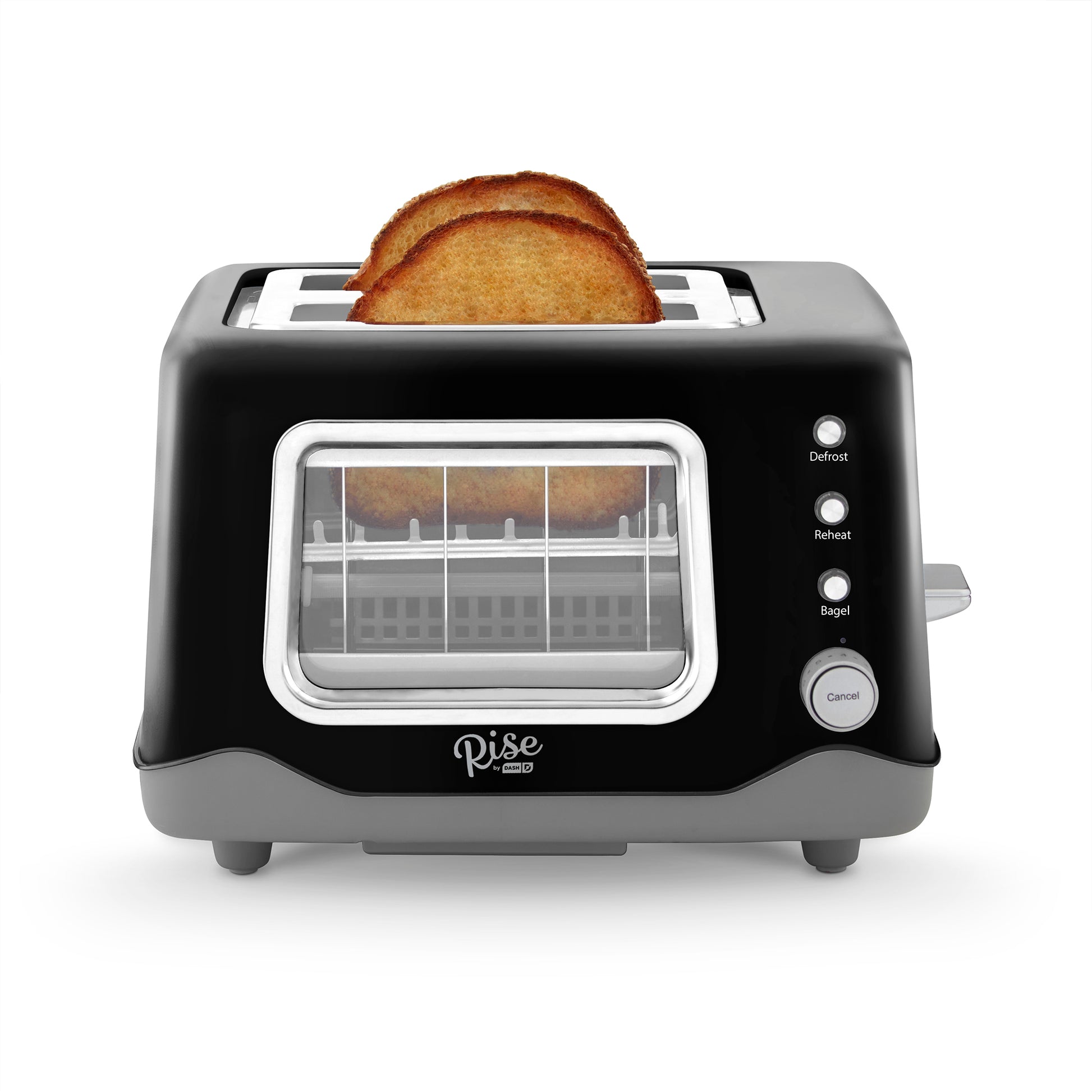 Rise by Dash Clear View 2-Slice Toaster Toasters and Ovens Rise by Dash Clean Slate  